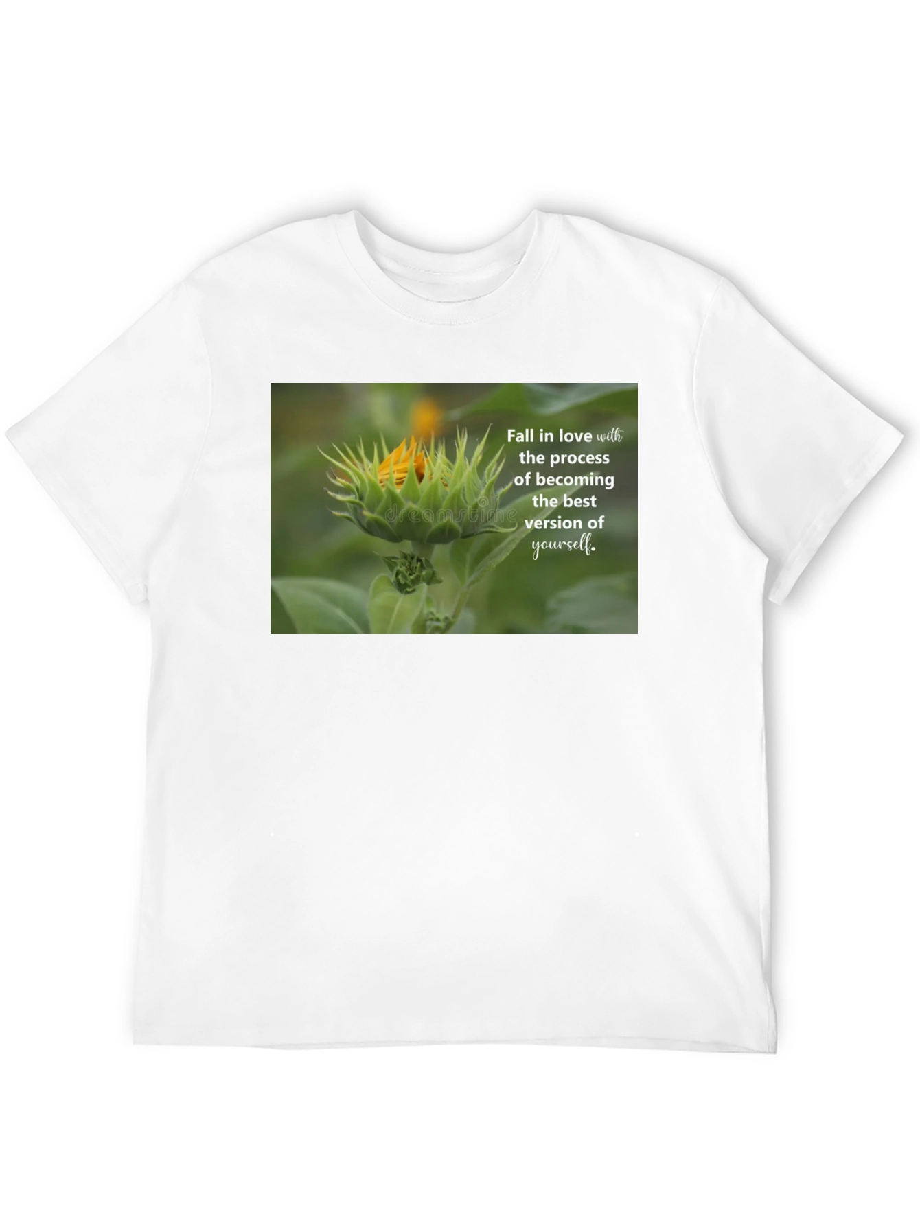 Black Inspirational Sunflower Graphic T-Shirt - Black view 12
