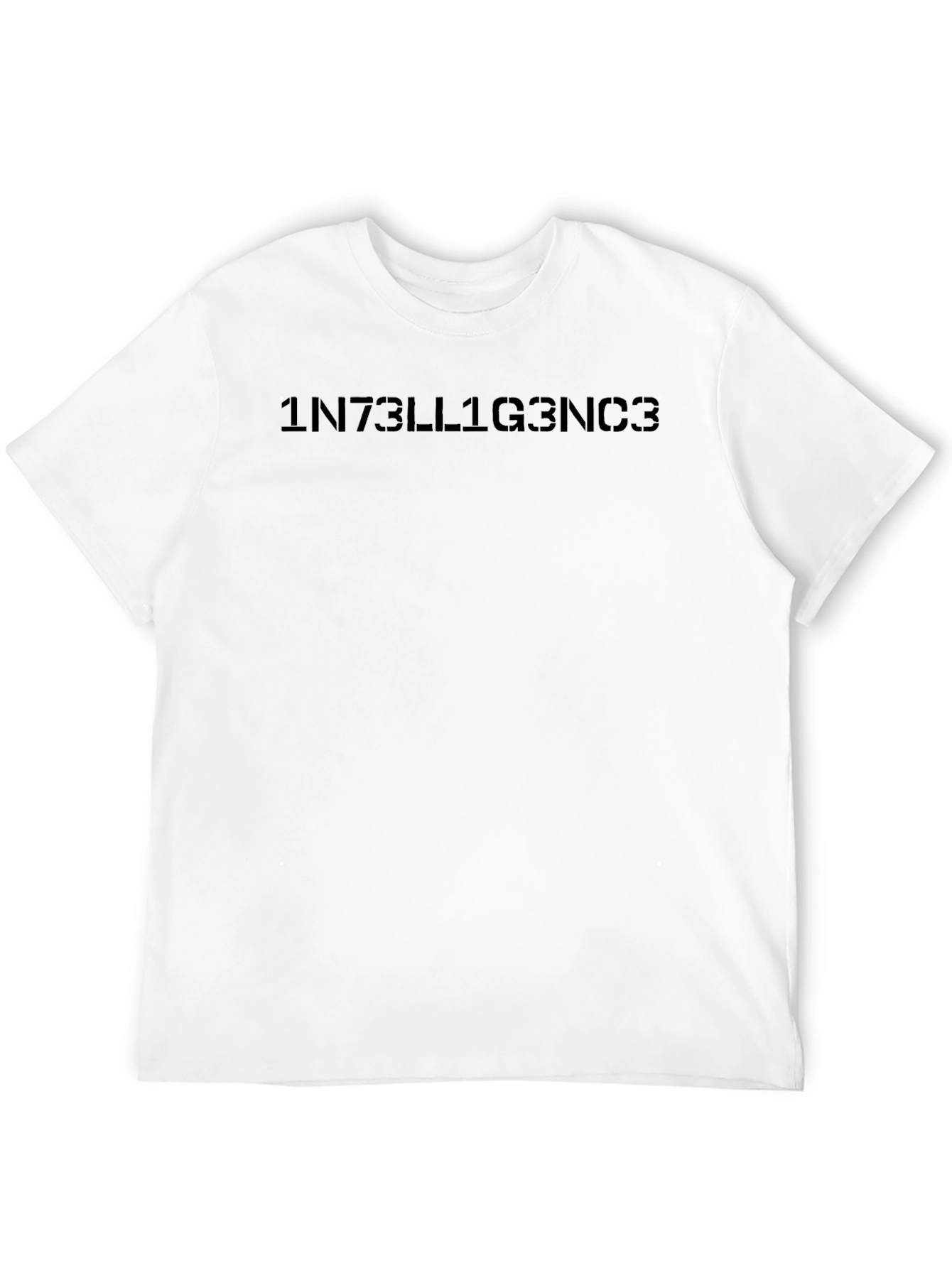 Black Intelligence T-Shirt - Novelty Graphic Tee view 12