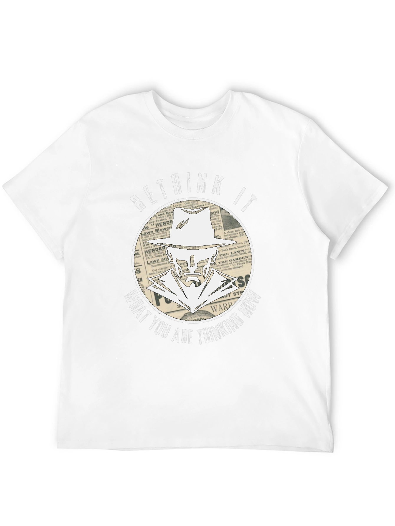 Black Rethink It Graphic T-Shirt - Stylish Design view 12