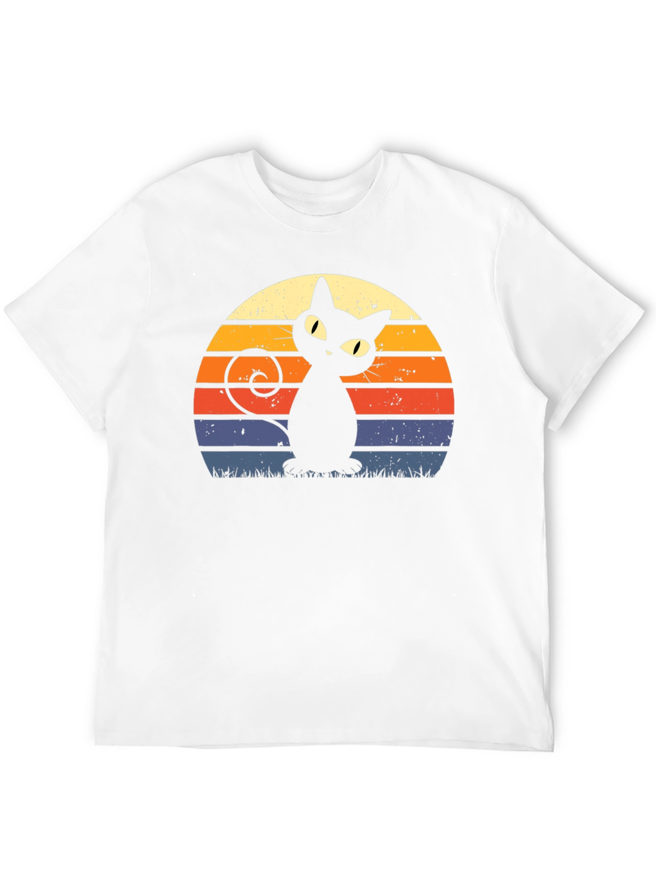 Black Retro Black Cat T-Shirt view 12