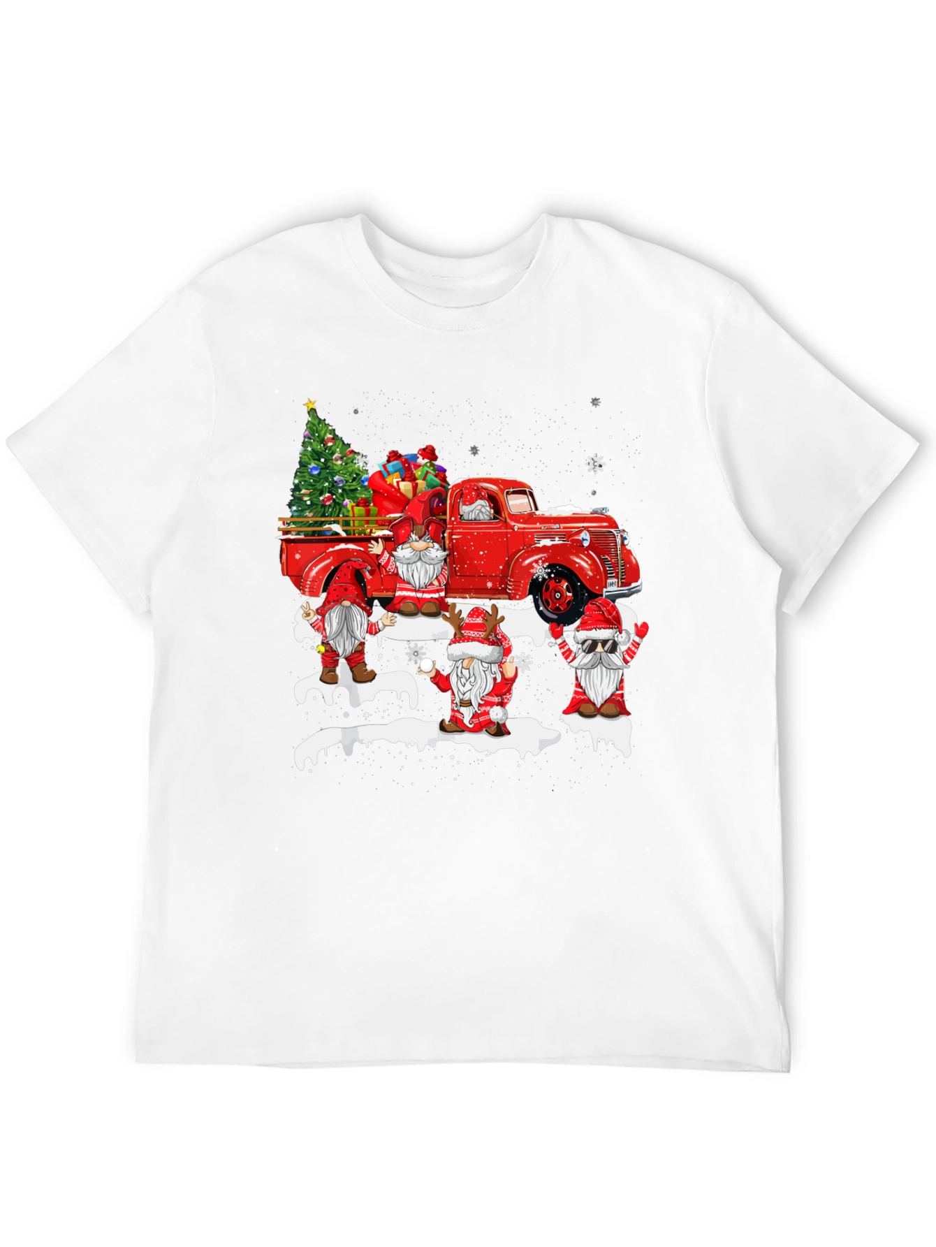 Christmas Gnome Truck T-Shirt - 12