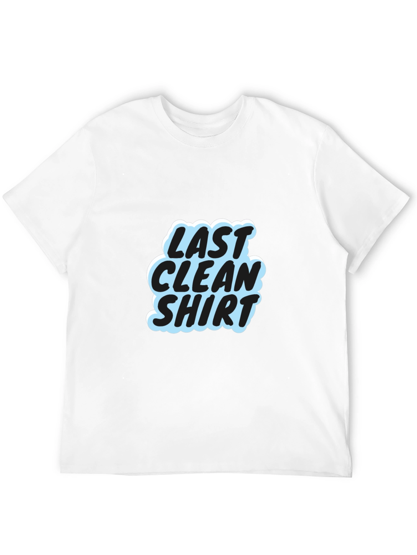 Black Last Clean Shirt Graphic Tee - Soft Cotton view 12
