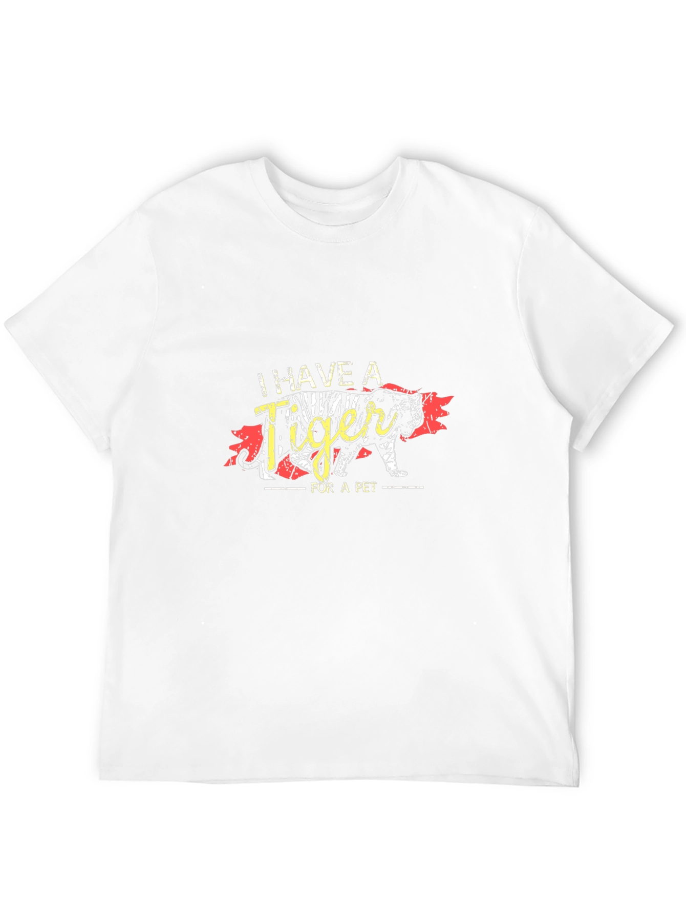 Black I Have a Tiger For a Pet T-Shirt view 12