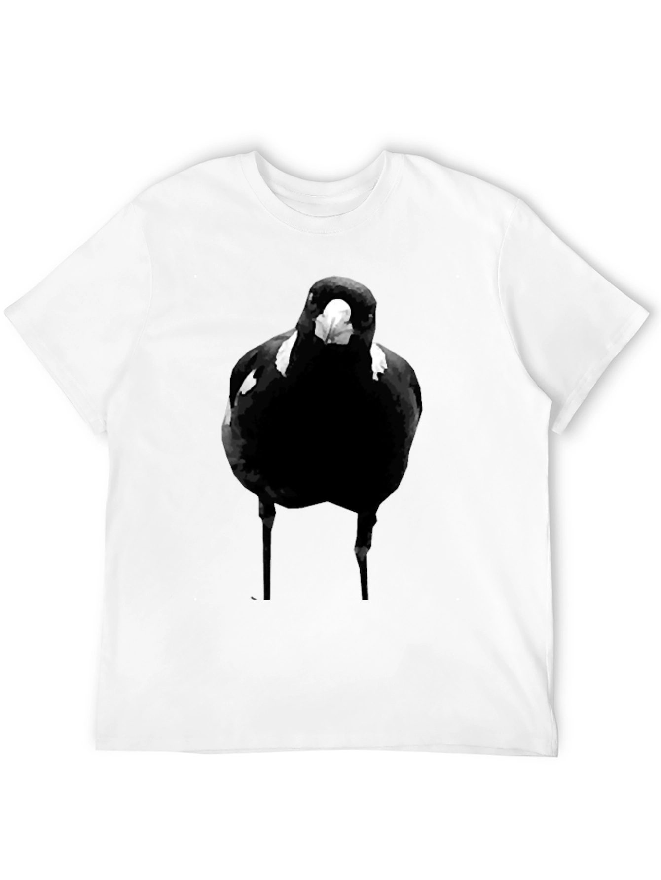 Black Black Bird Graphic Tee - Men's Casual T-Shirt view 12