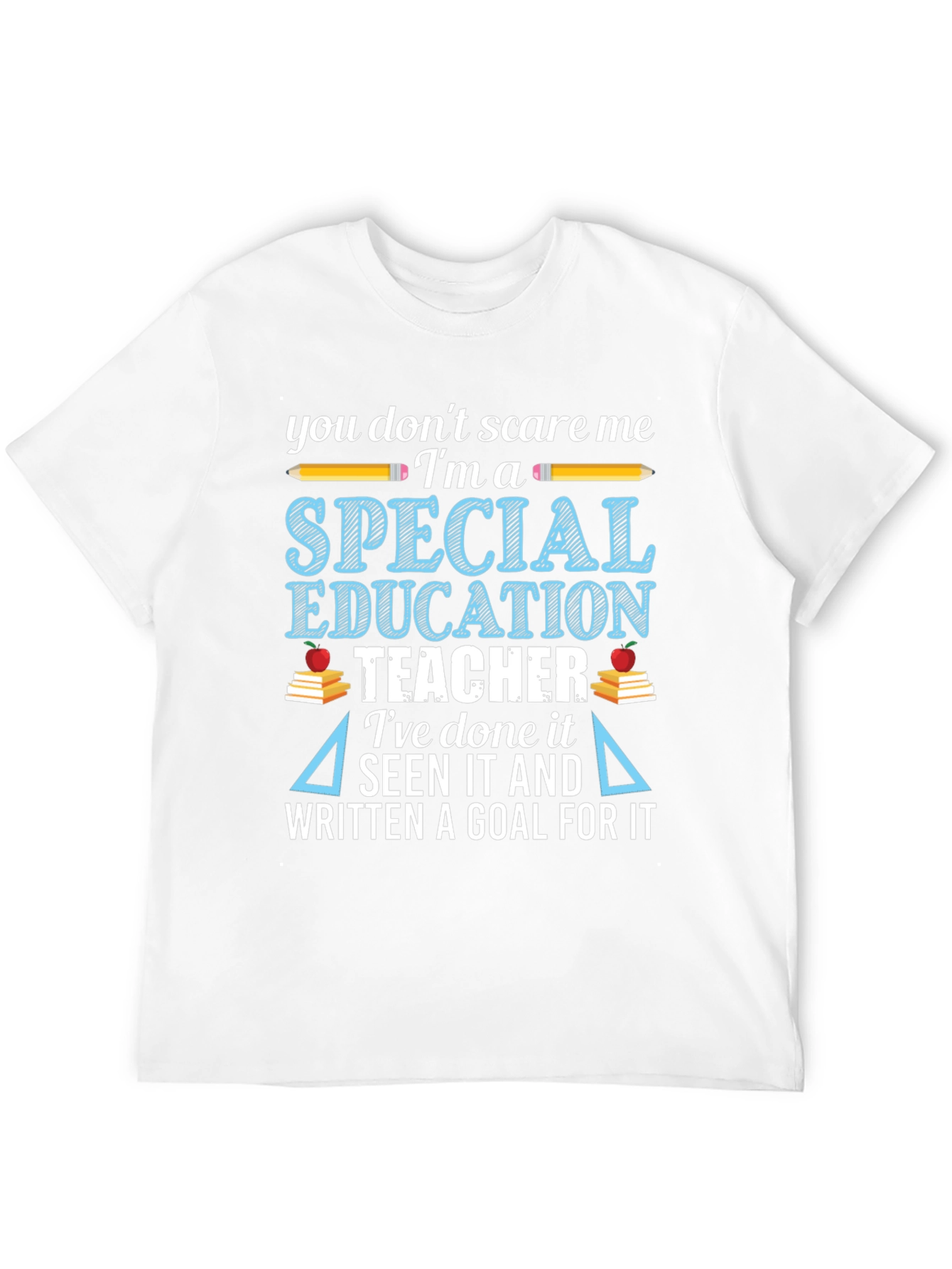 Black Special Education Teacher T-Shirt view 12