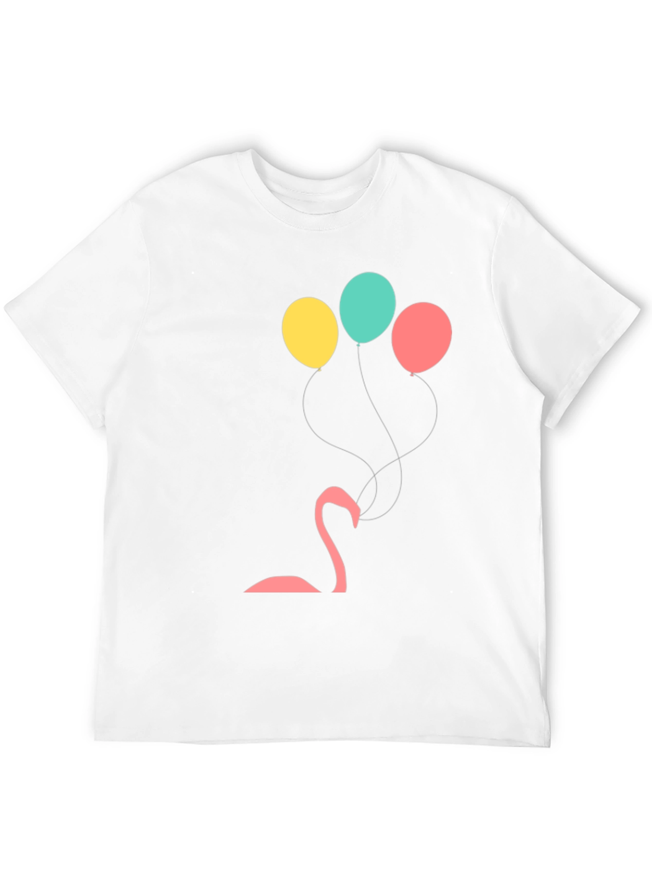Black Black Flamingo Balloon Graphic Tee view 12