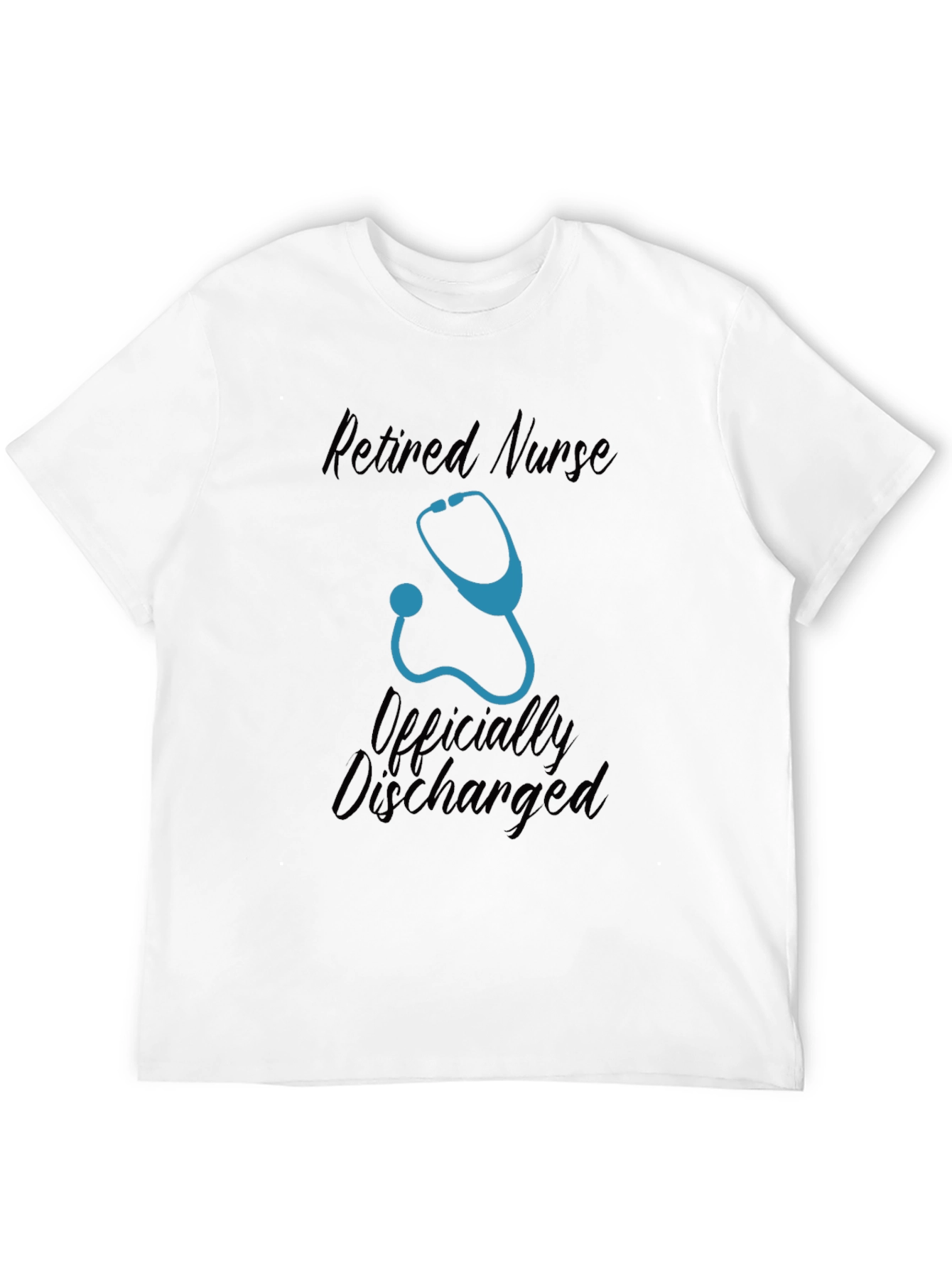 Black Retired Nurse Graphic Tee view 12