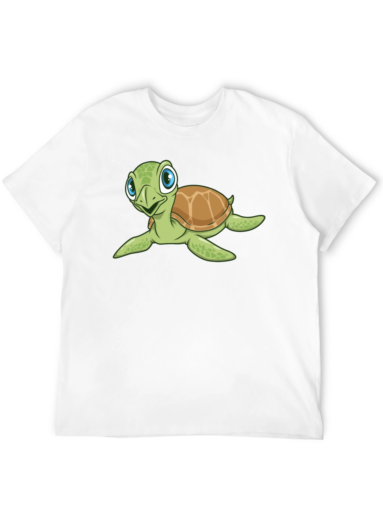 Black Turtle Graphic Tee - Black Cotton T-Shirt view 12