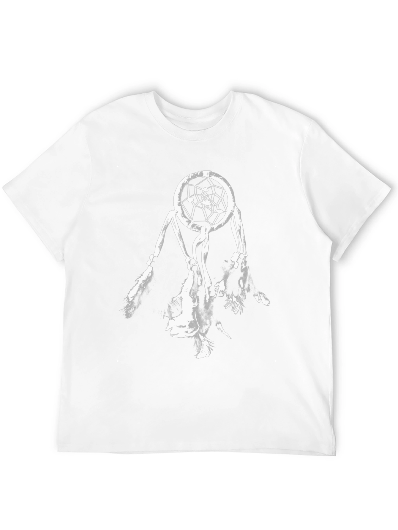 Black Dreamcatcher Graphic Tee - Black Cotton Blend view 12