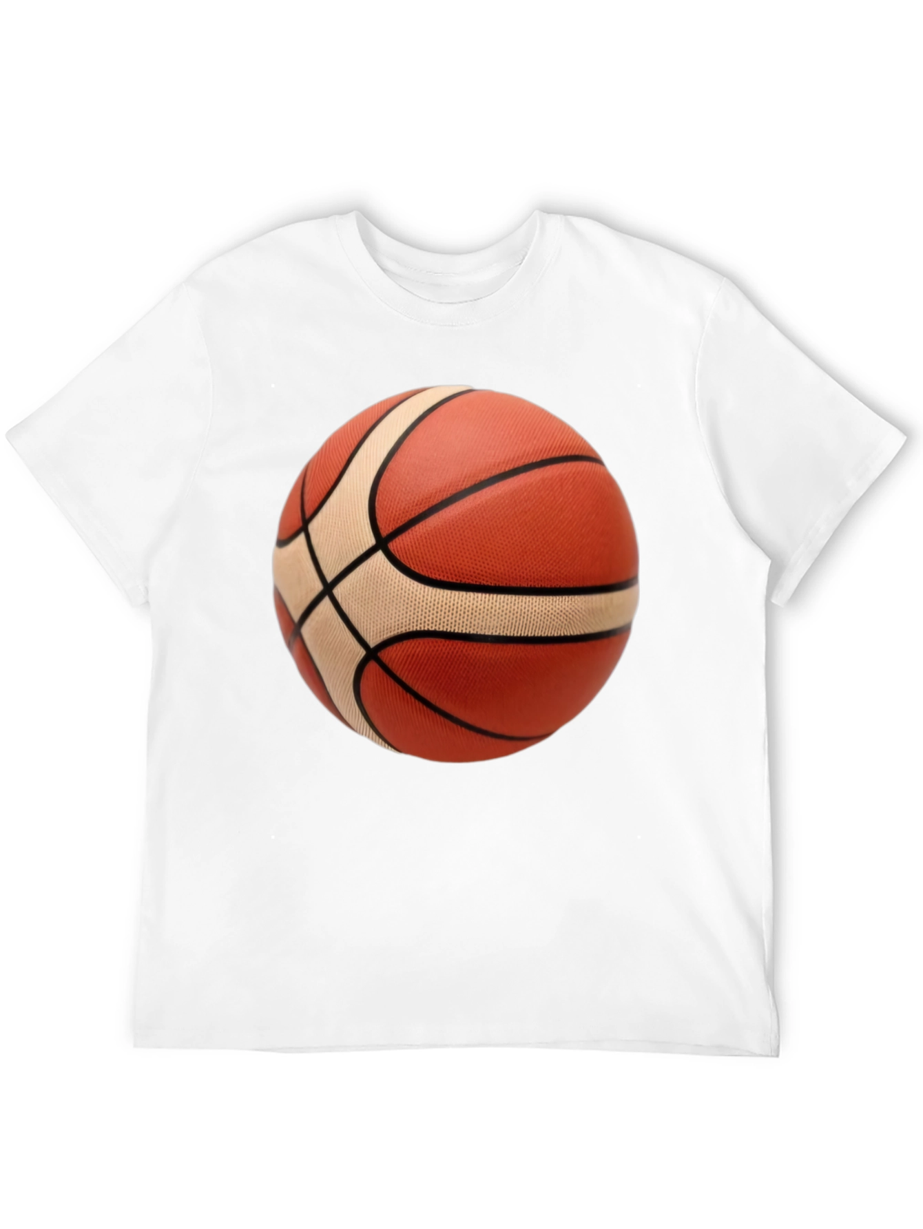 Black Basketball Graphic Tee - Black Cotton Blend view 12