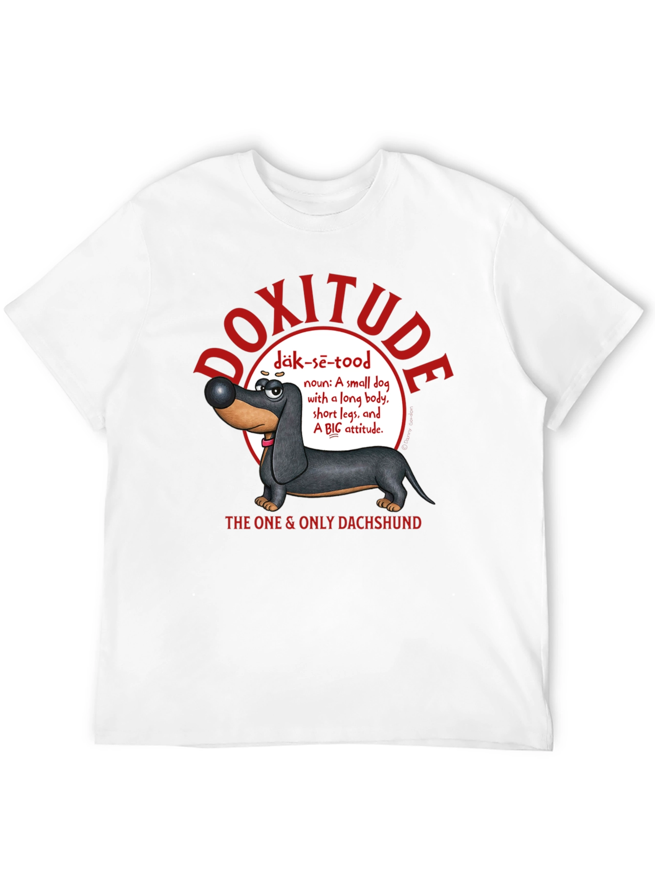 Doxitude Dachshund T-Shirt - Funny Dog Attitude Tee - 12