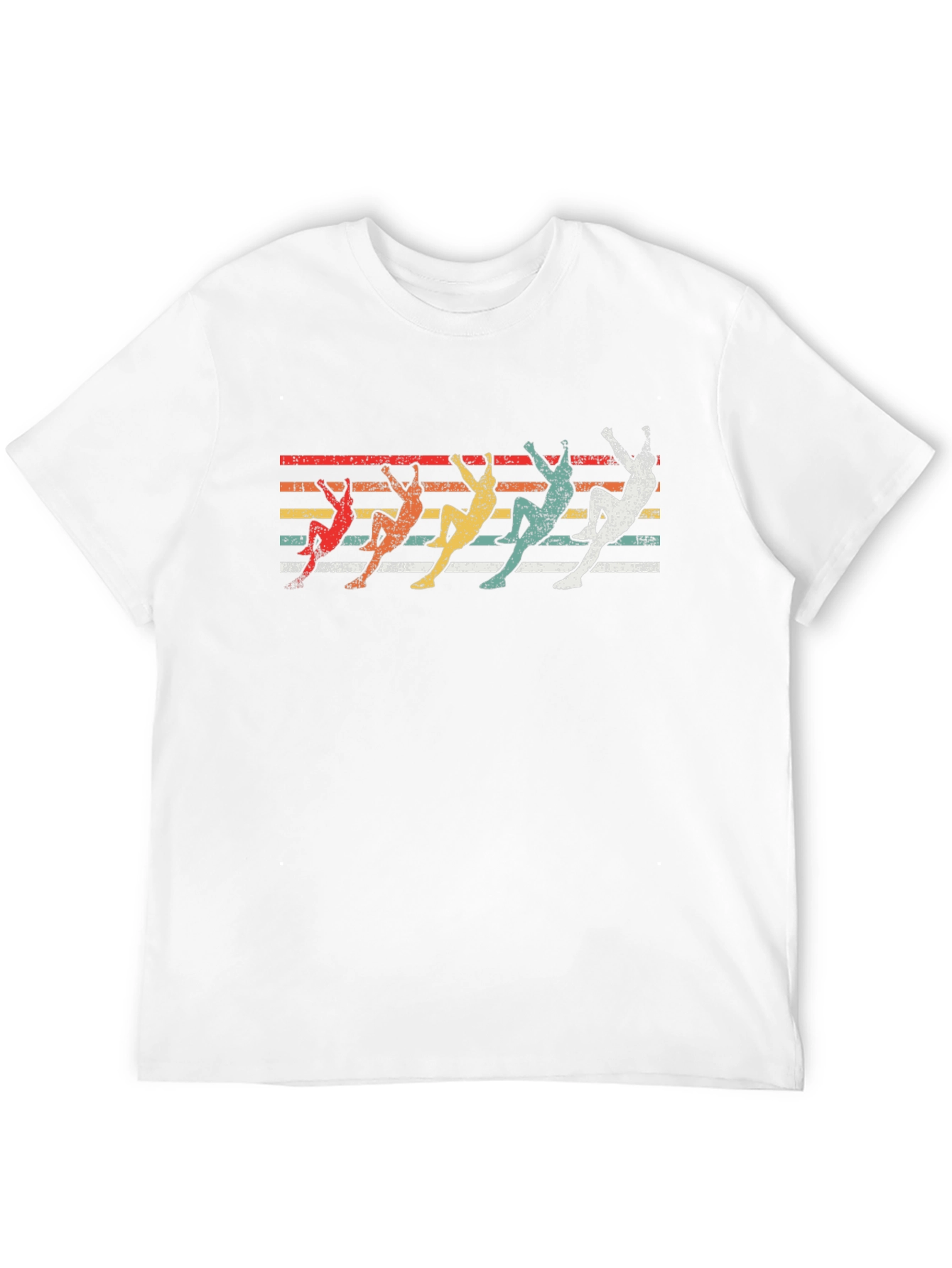 Black Retro Climbing T-Shirt - Vintage Rock Climber Design view 12