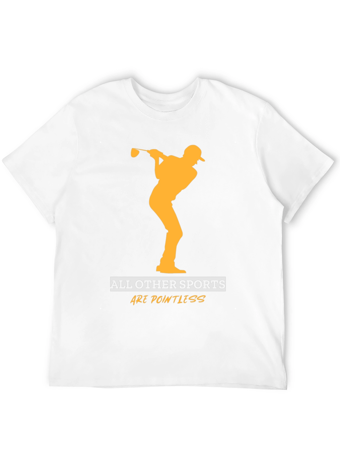Black Golf Lover T-Shirt: All Other Sports Are Pointless! view 12
