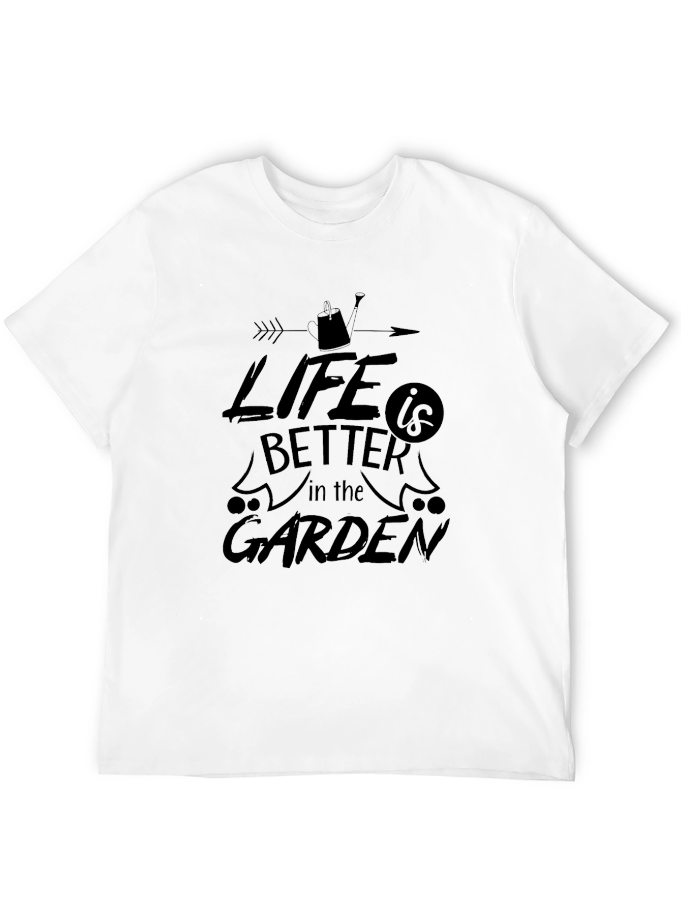 Black Life is Better in the Garden Black Tee view 12