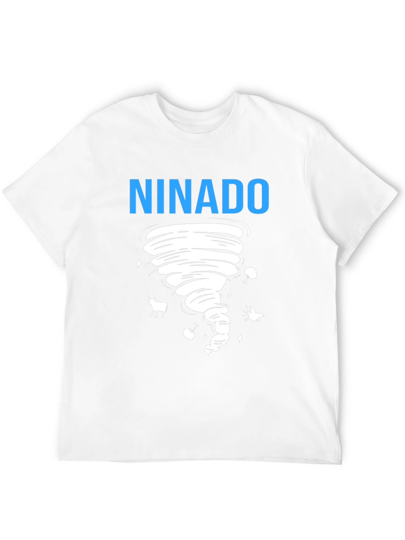 Black Ninado Tornado Graphic Black T-Shirt view 12