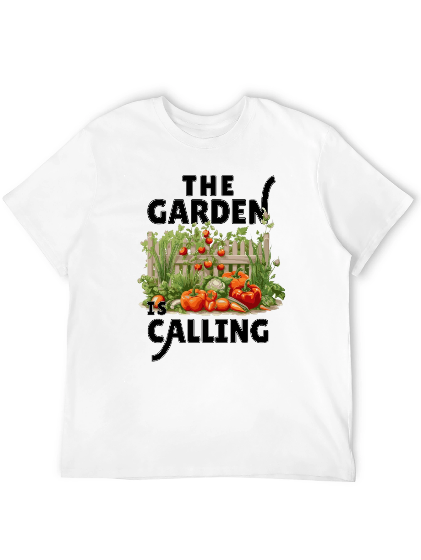 Black The Garden is Calling T-Shirt view 12