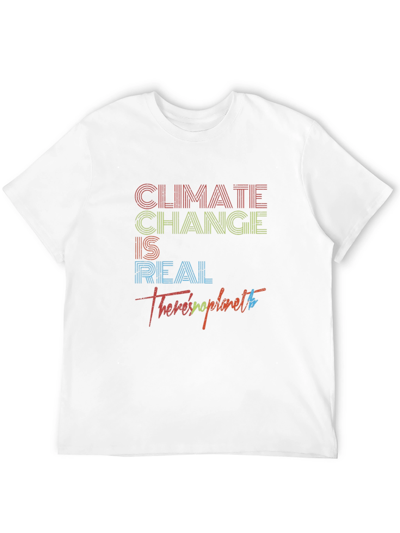 Black Climate Change is Real Graphic T-Shirt view 12