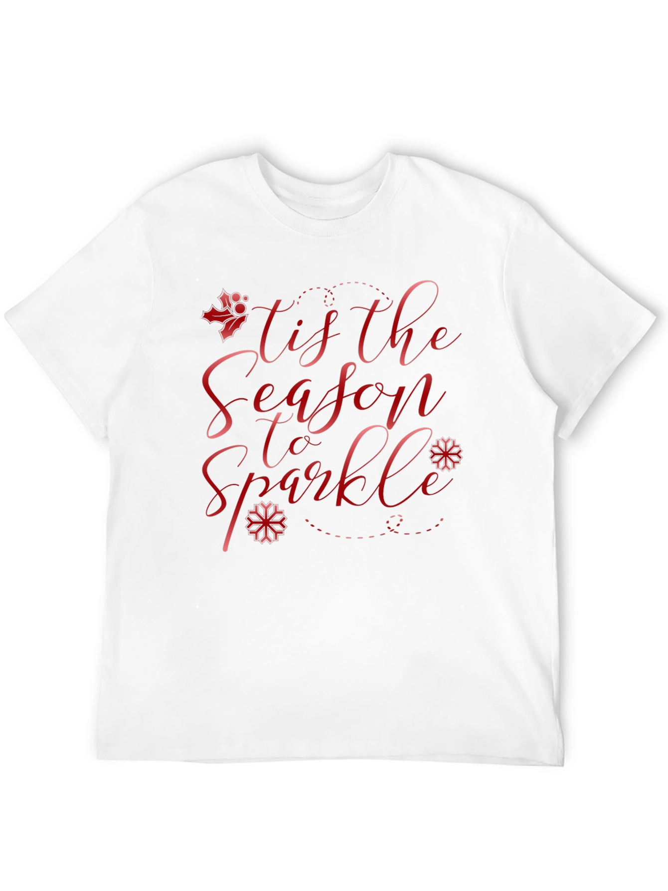 Black 'Tis the Season to Sparkle' Holiday T-Shirt view 12