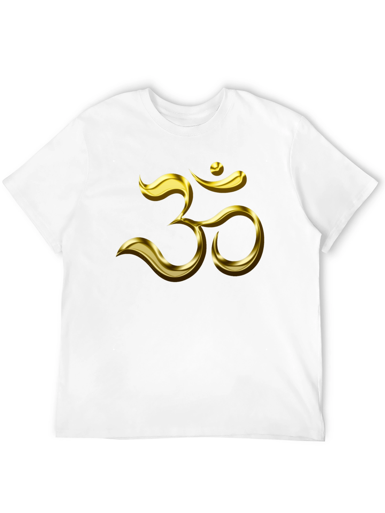 Black Om Symbol Black T-Shirt view 12