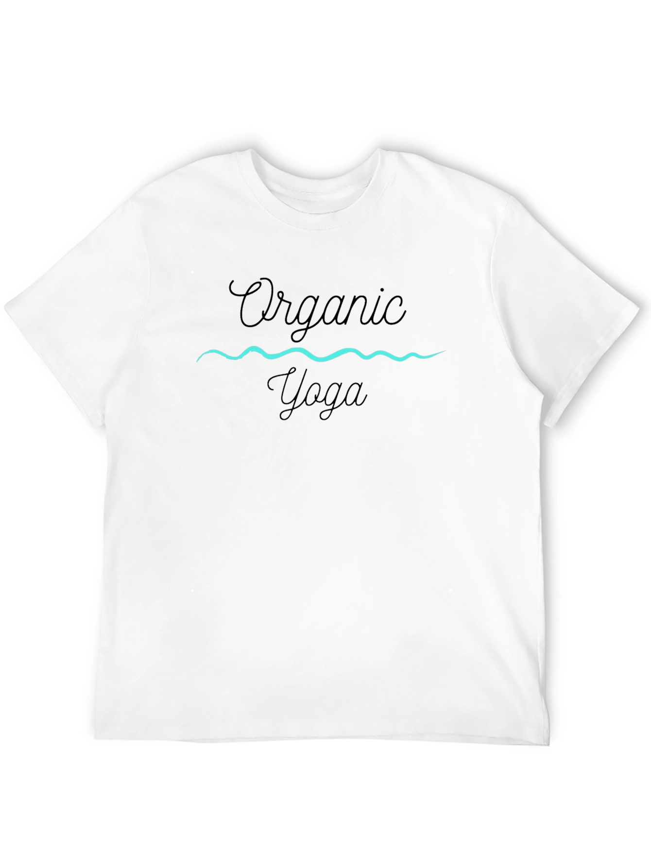 Black Organic Yoga Graphic Tee - Black view 12