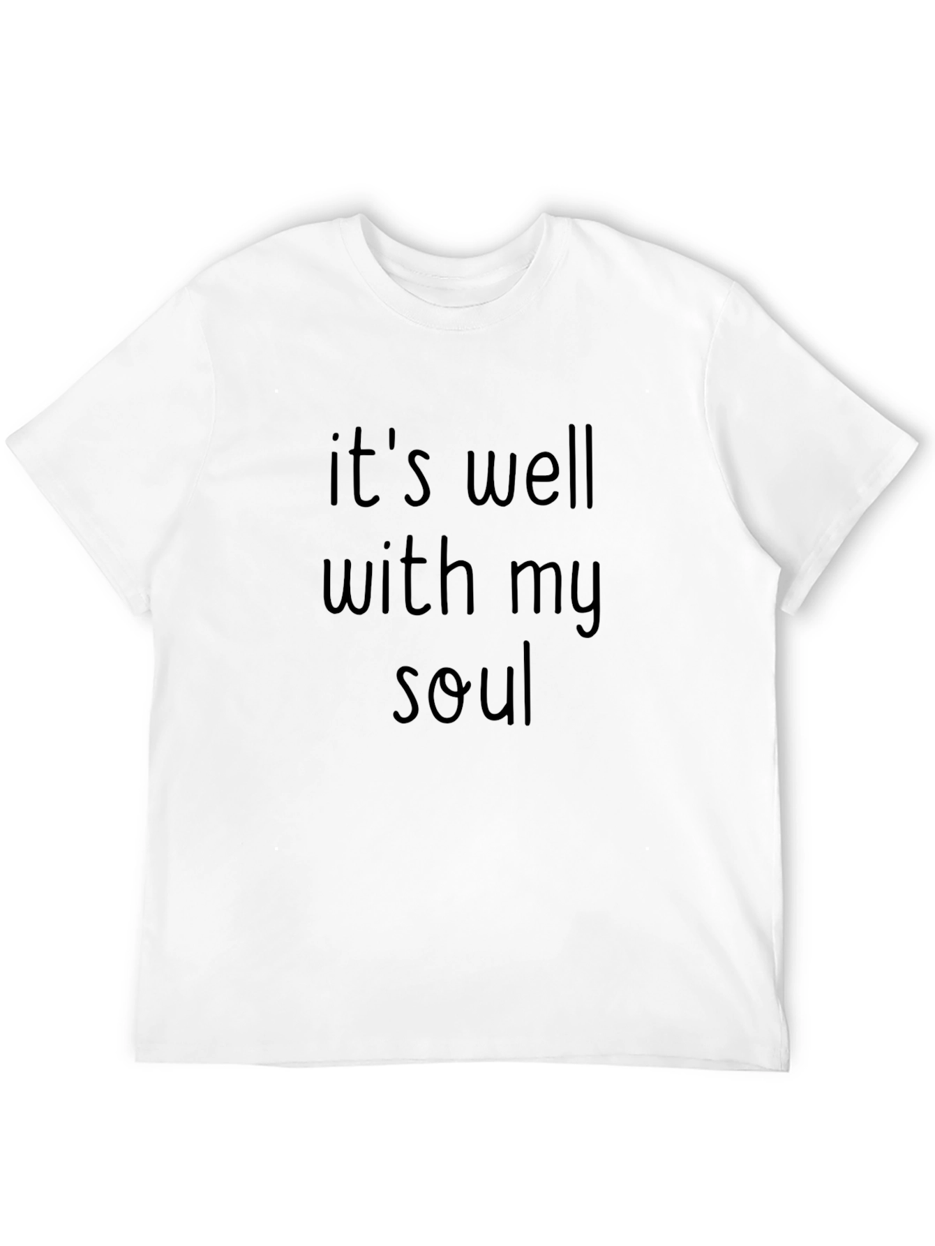 Black It Is Well With My Soul Black T-Shirt view 12