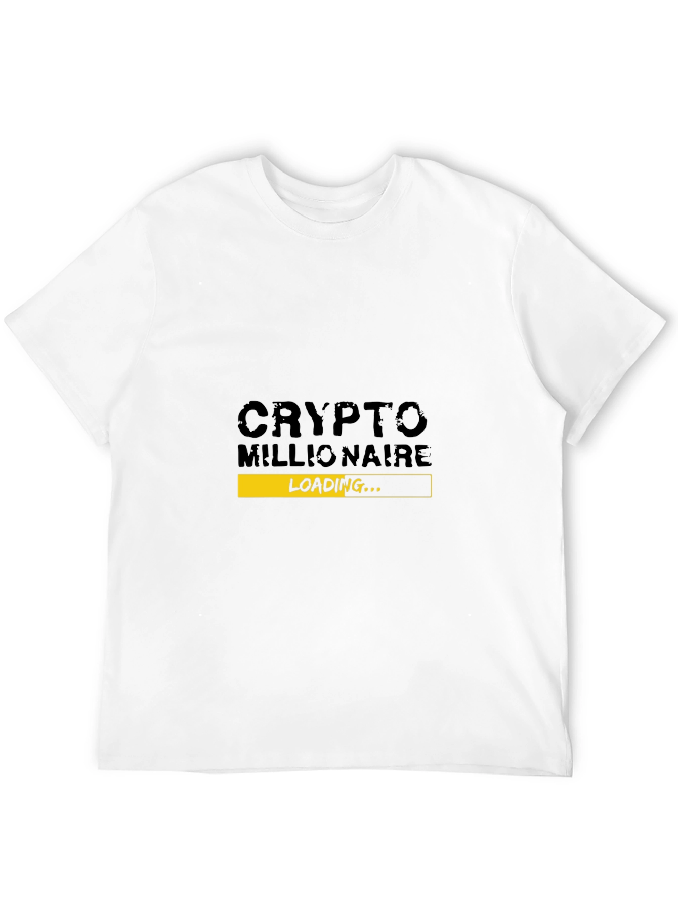 Black Crypto Millionaire Loading T-Shirt - Black view 12