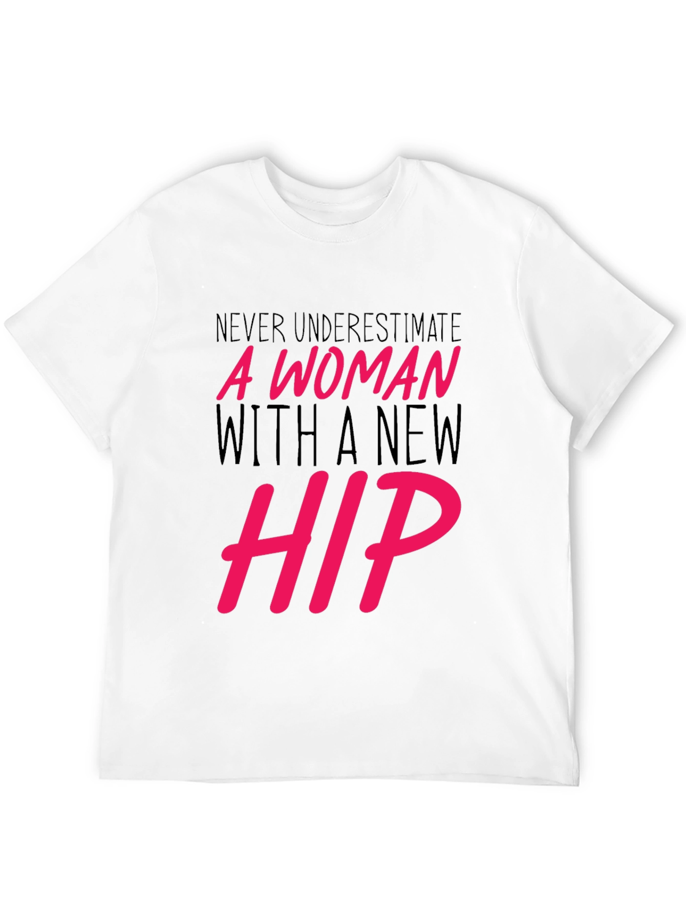 Black New Hip Woman Graphic Tee - Empowering Statement Shirt view 12