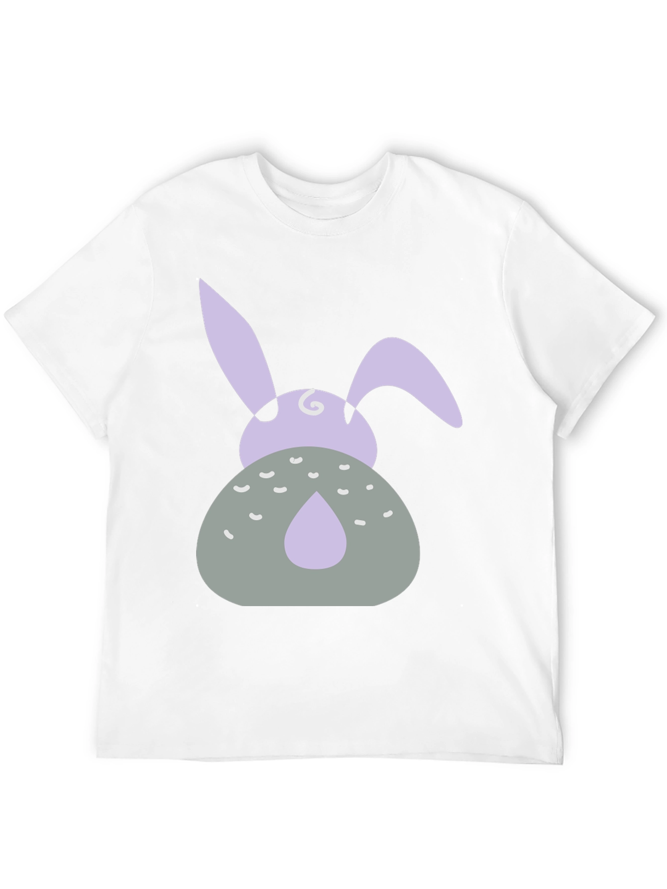 Black Easter Bunny Graphic Tee - Black view 12