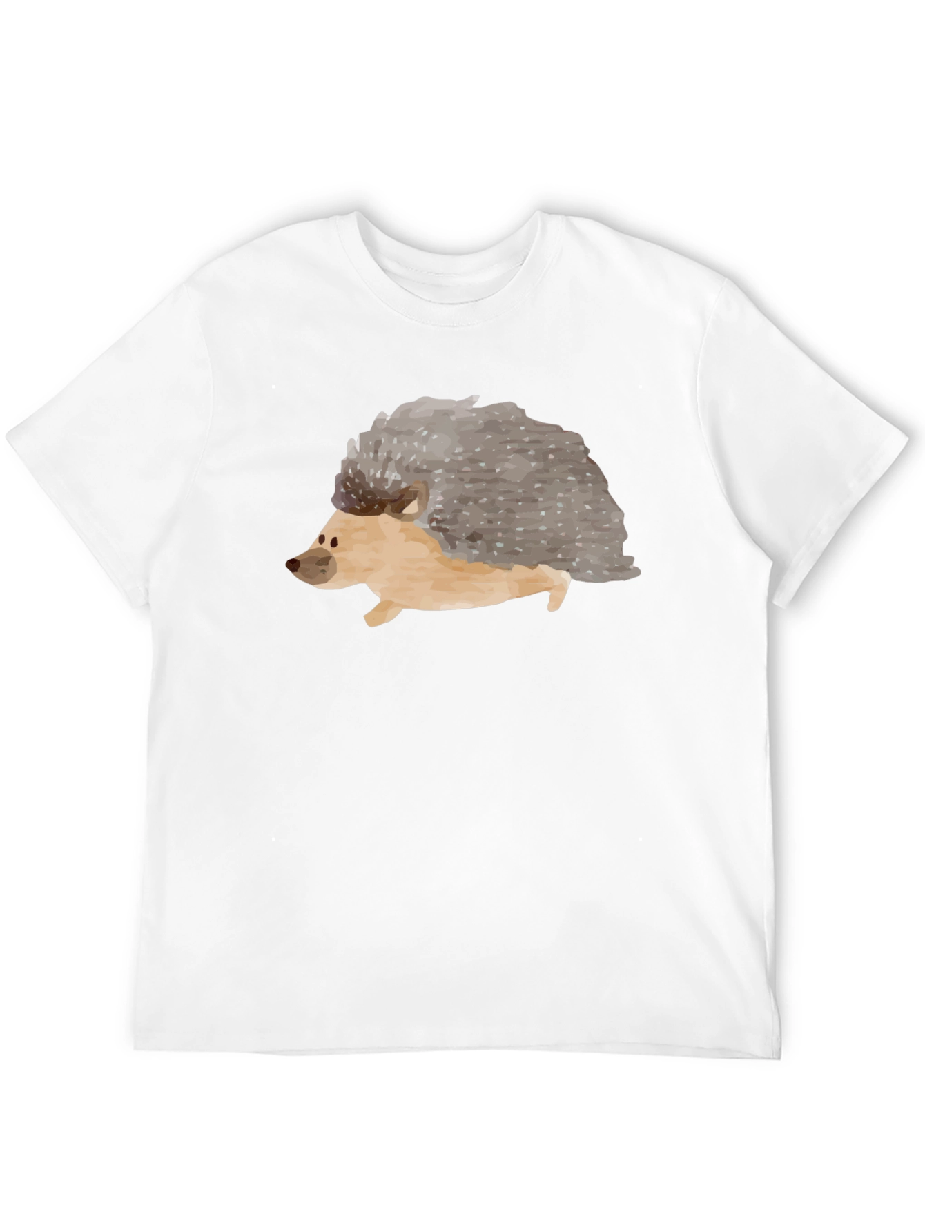 Black Men's Hedgehog Graphic Tee - Black view 12