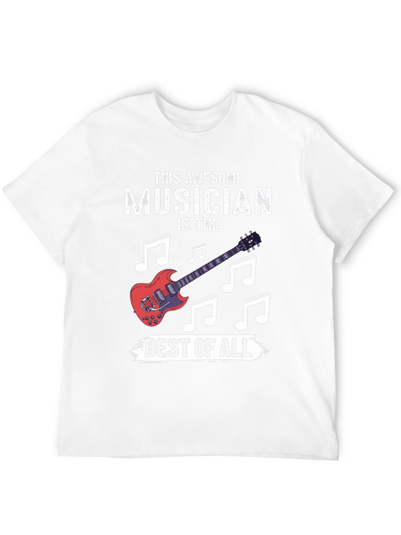 Black Awesome Musician Graphic T-Shirt view 12