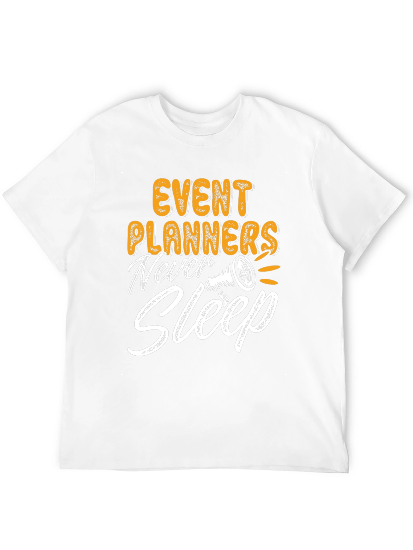 Black Event Planners Never Sleep Graphic T-Shirt view 12