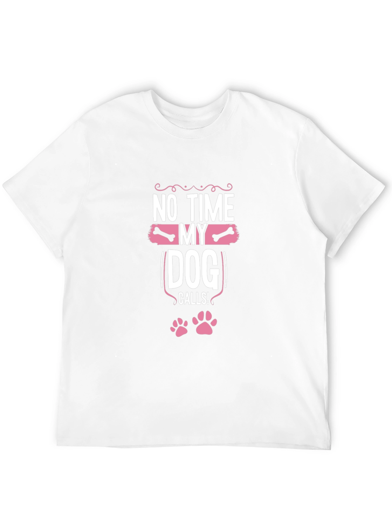 Black Dog Lover T-Shirt: No Time, My Dog Calls! view 12