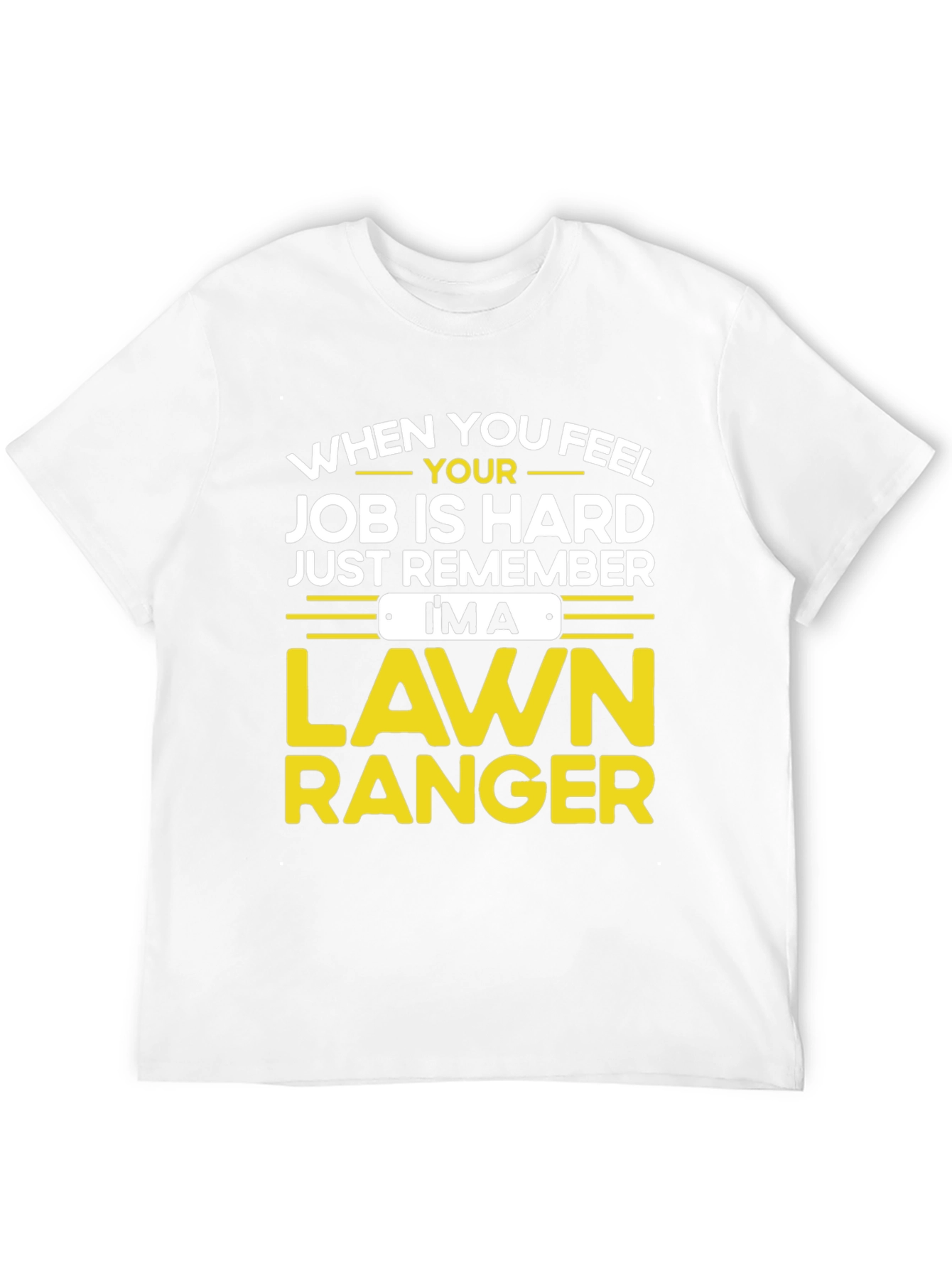 Black Lawn Ranger T-Shirt - Funny Landscaping Tee view 12