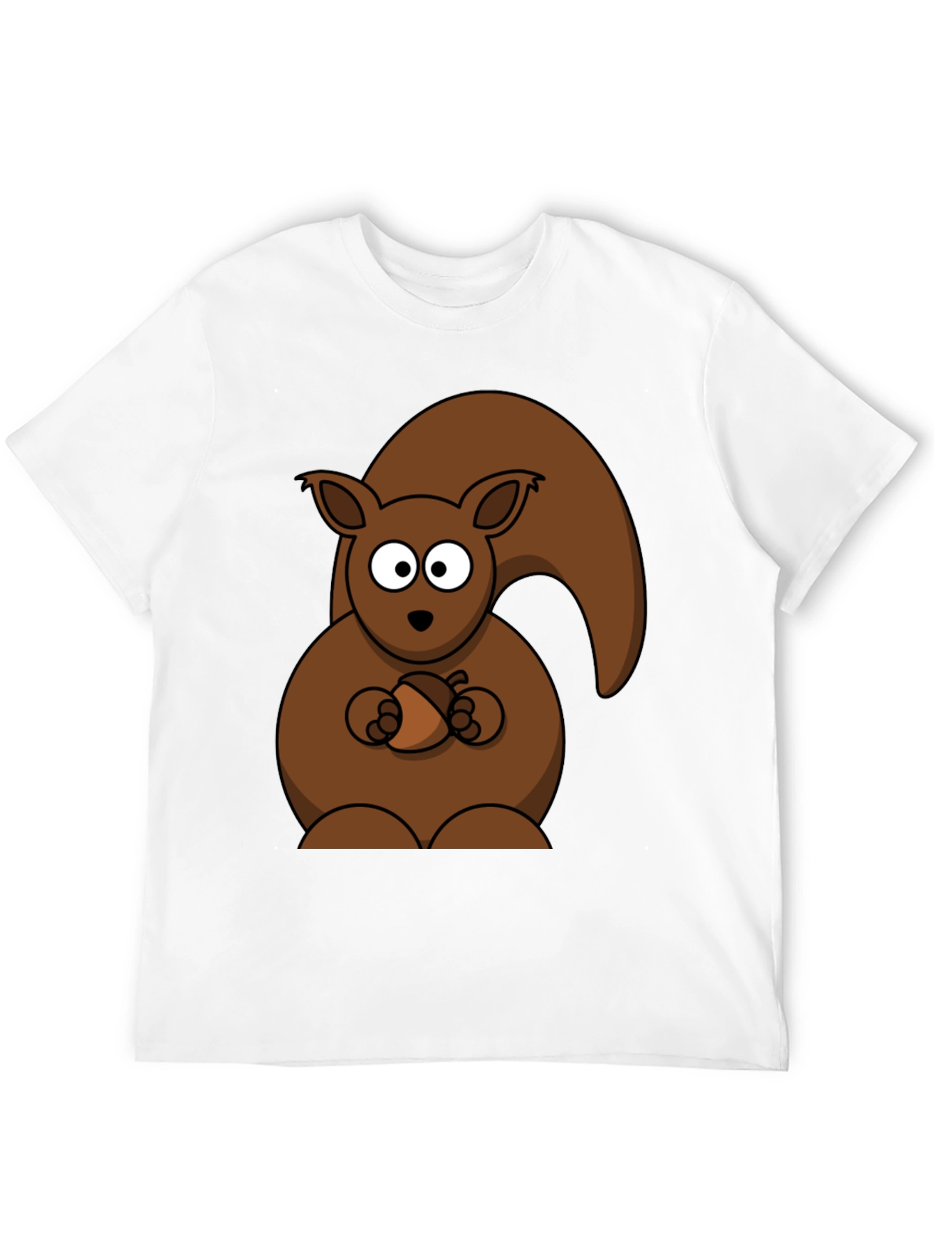Black Funny Squirrel Nut T-Shirt view 12
