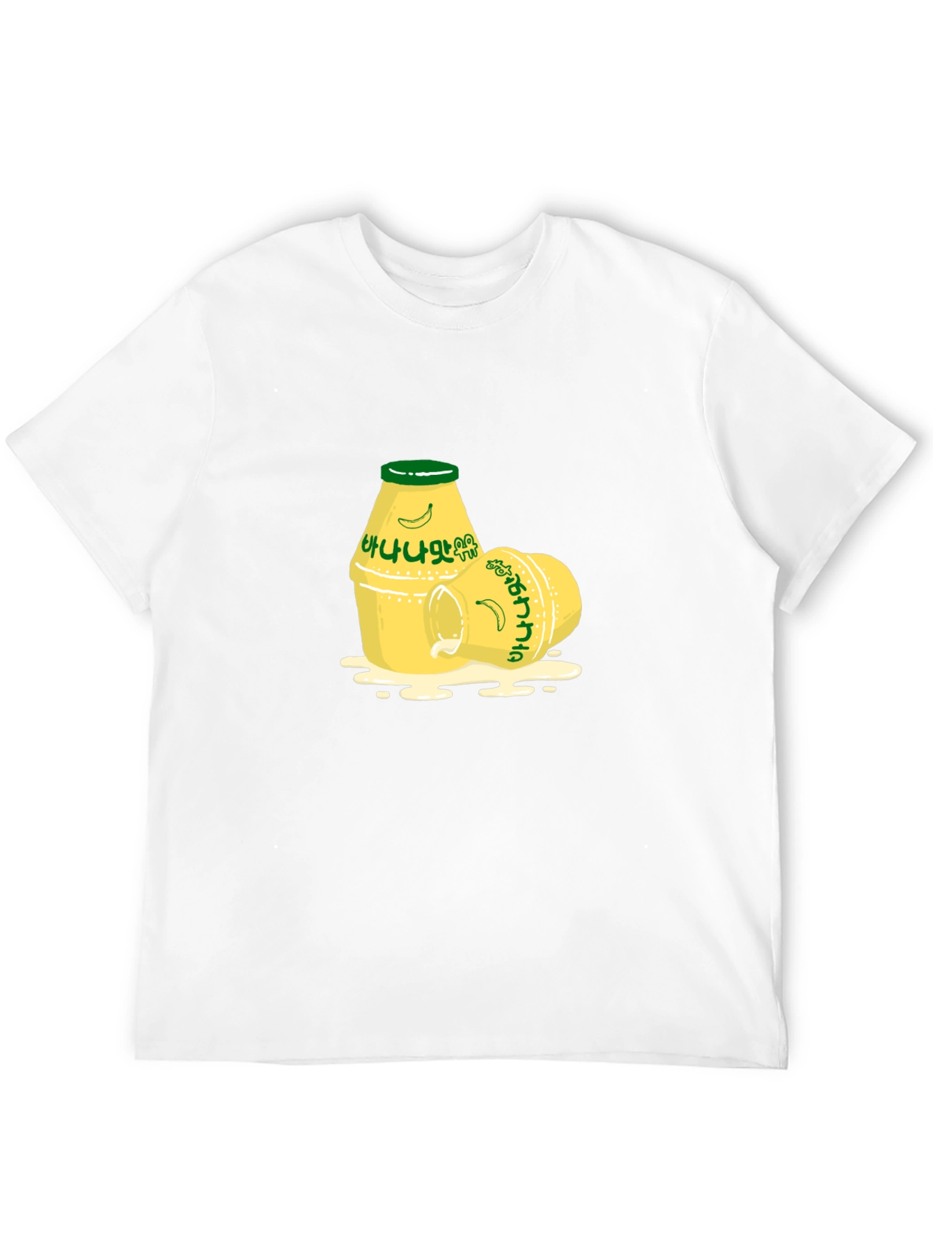 Black Korean Banana Milk T-Shirt - K-Pop Inspired Tee view 12