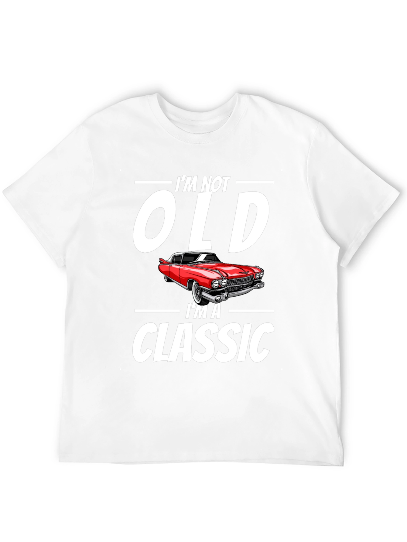 Black I'm Not Old I'm A Classic Car Graphic T-Shirt view 12