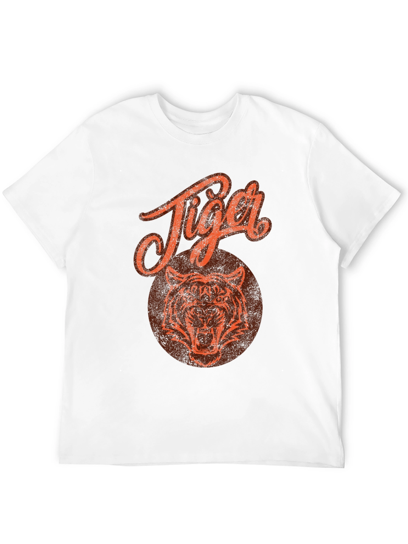 Black Tiger Graphic Print Black T-Shirt view 12