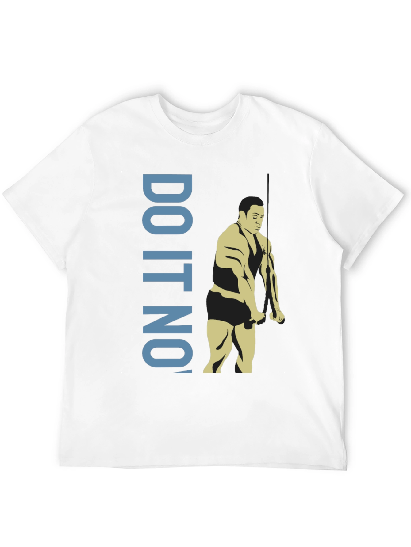 Black Do It Now Graphic Tee - Motivation Gym Shirt view 12