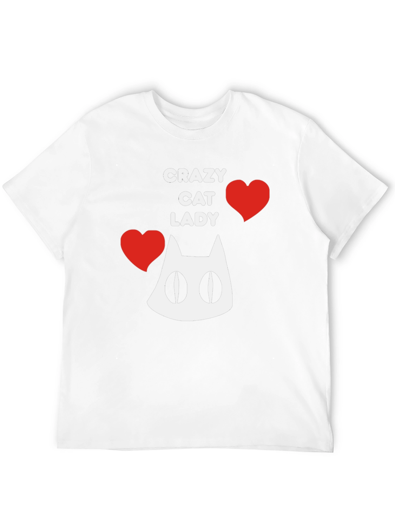 Black Crazy Cat Lady T-Shirt - Fun Novelty Tee view 12