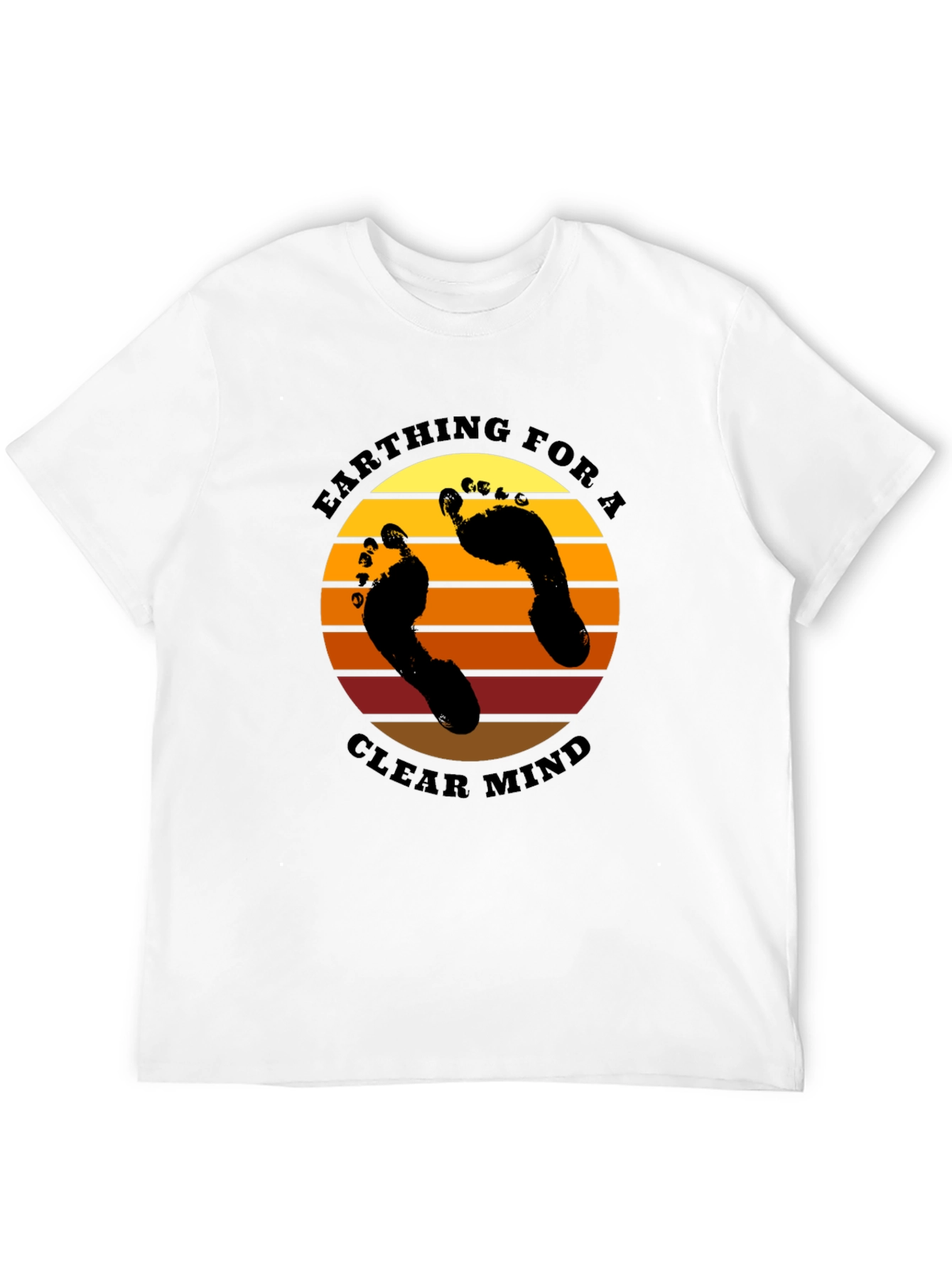 Black Earthing Clear Mind Black Graphic Tee view 12