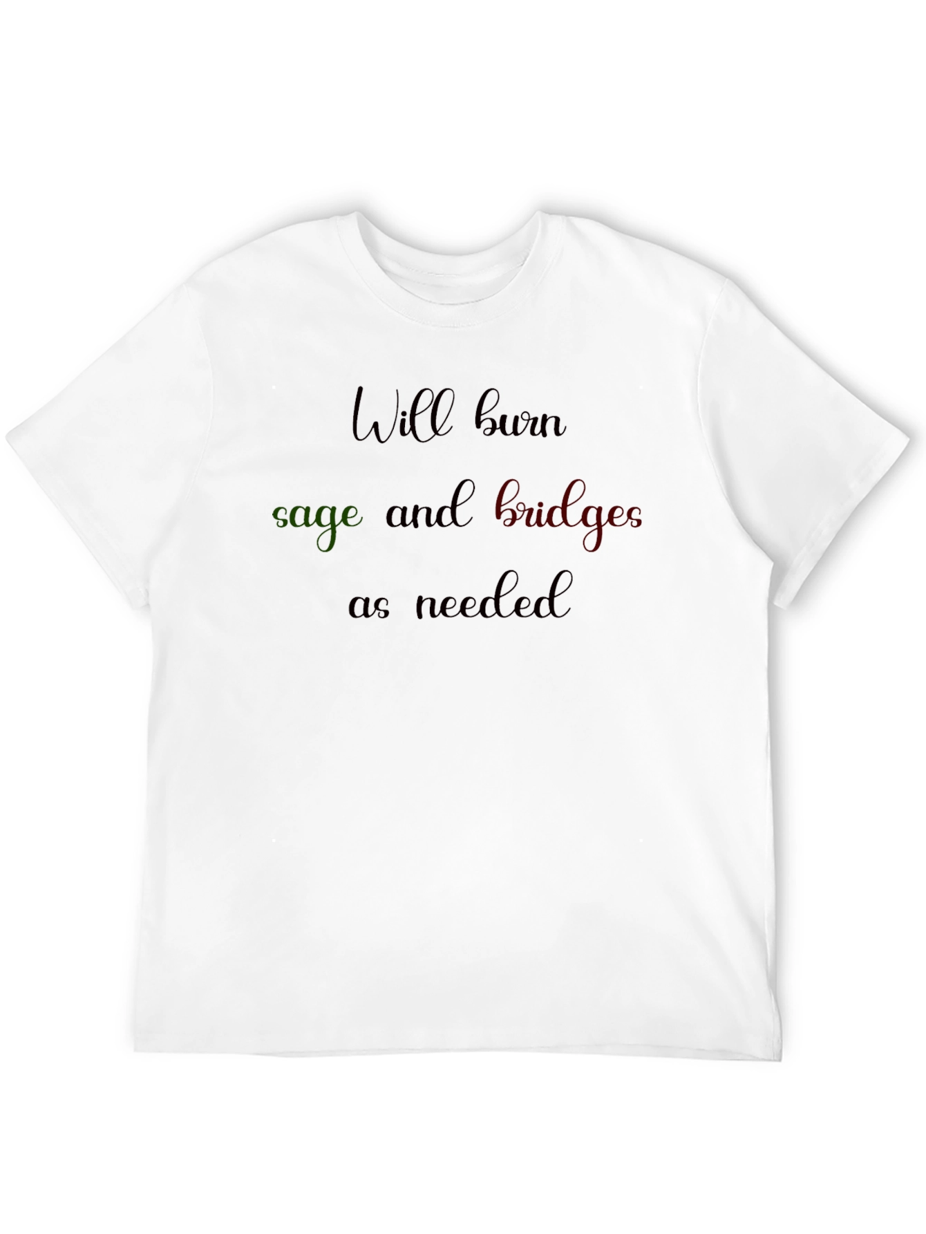 Black Will Burn Sage & Budgets T-Shirt view 12