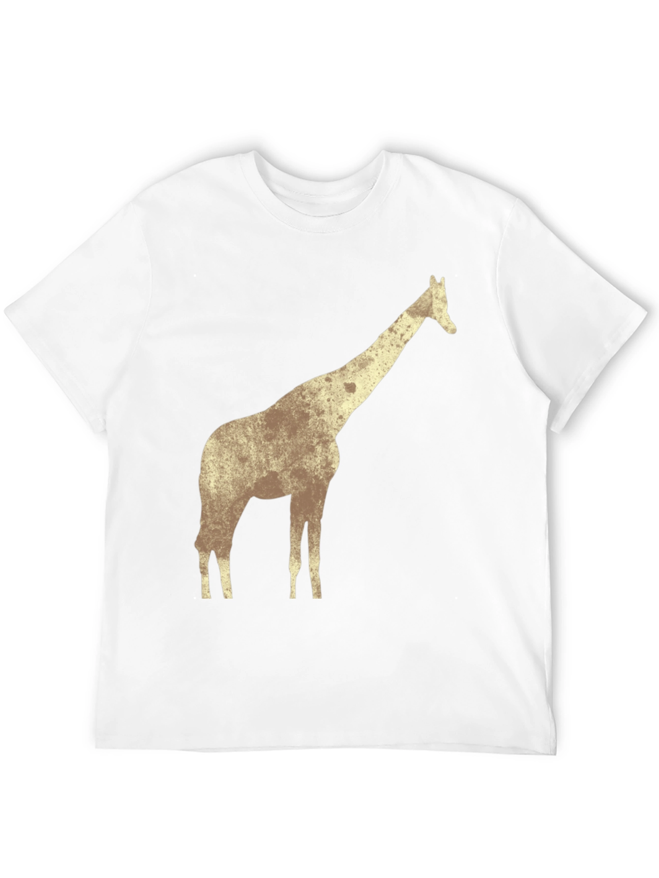 Black Giraffe Graphic Tee - Men's Black T-Shirt view 12