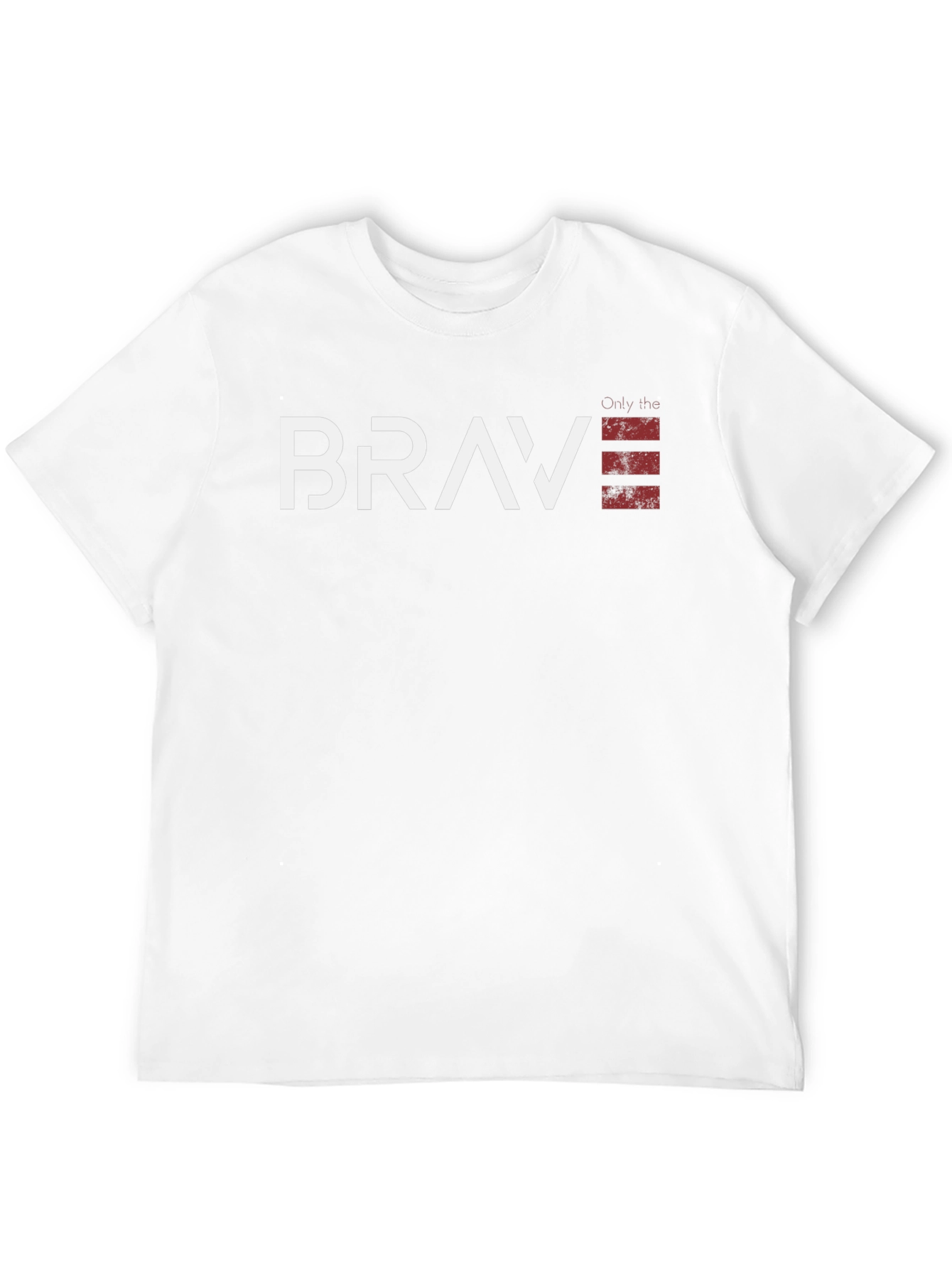 Black Brave Graphic Tee - Black Cotton Blend view 12