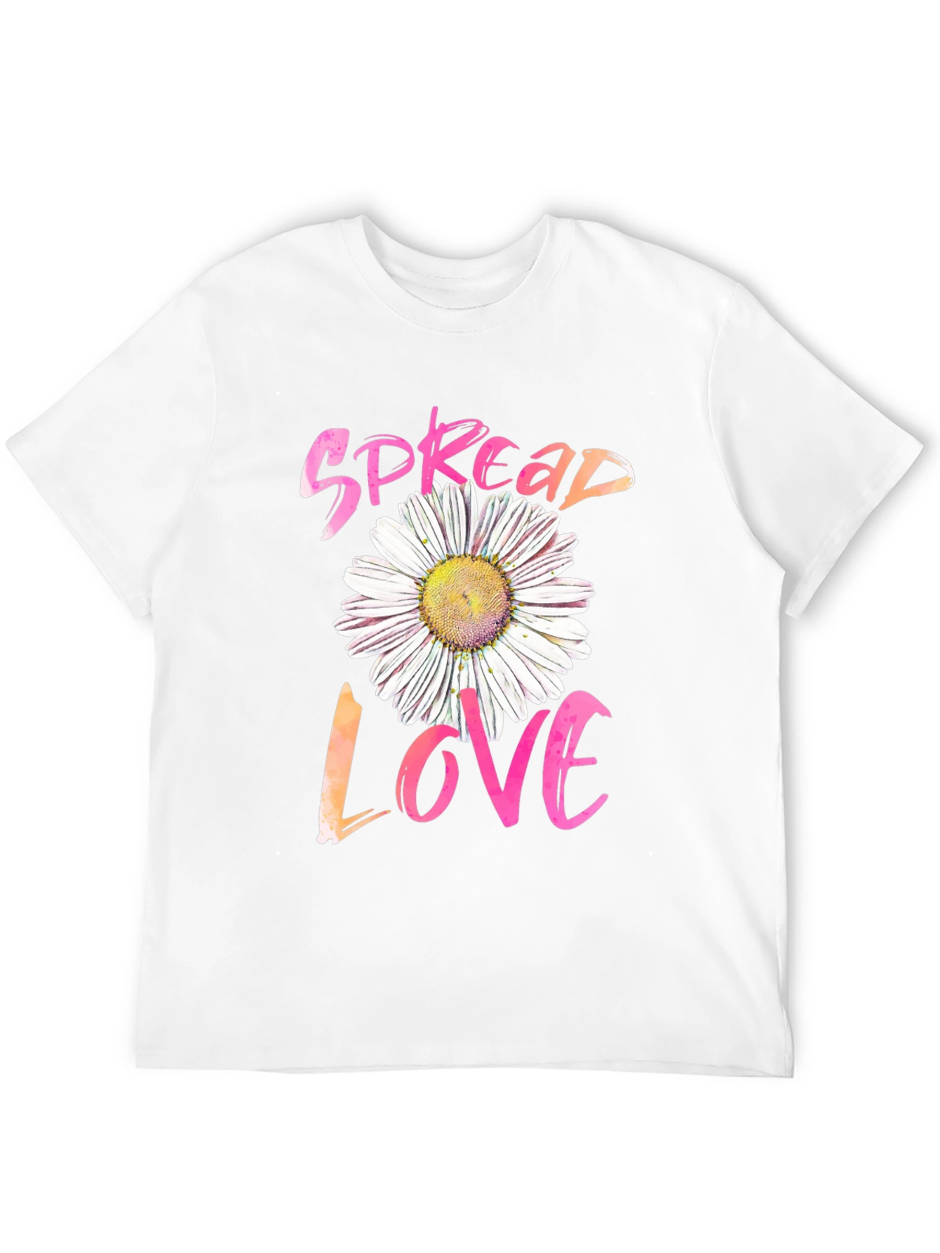 Black Spread Love Daisy Graphic Tee view 12