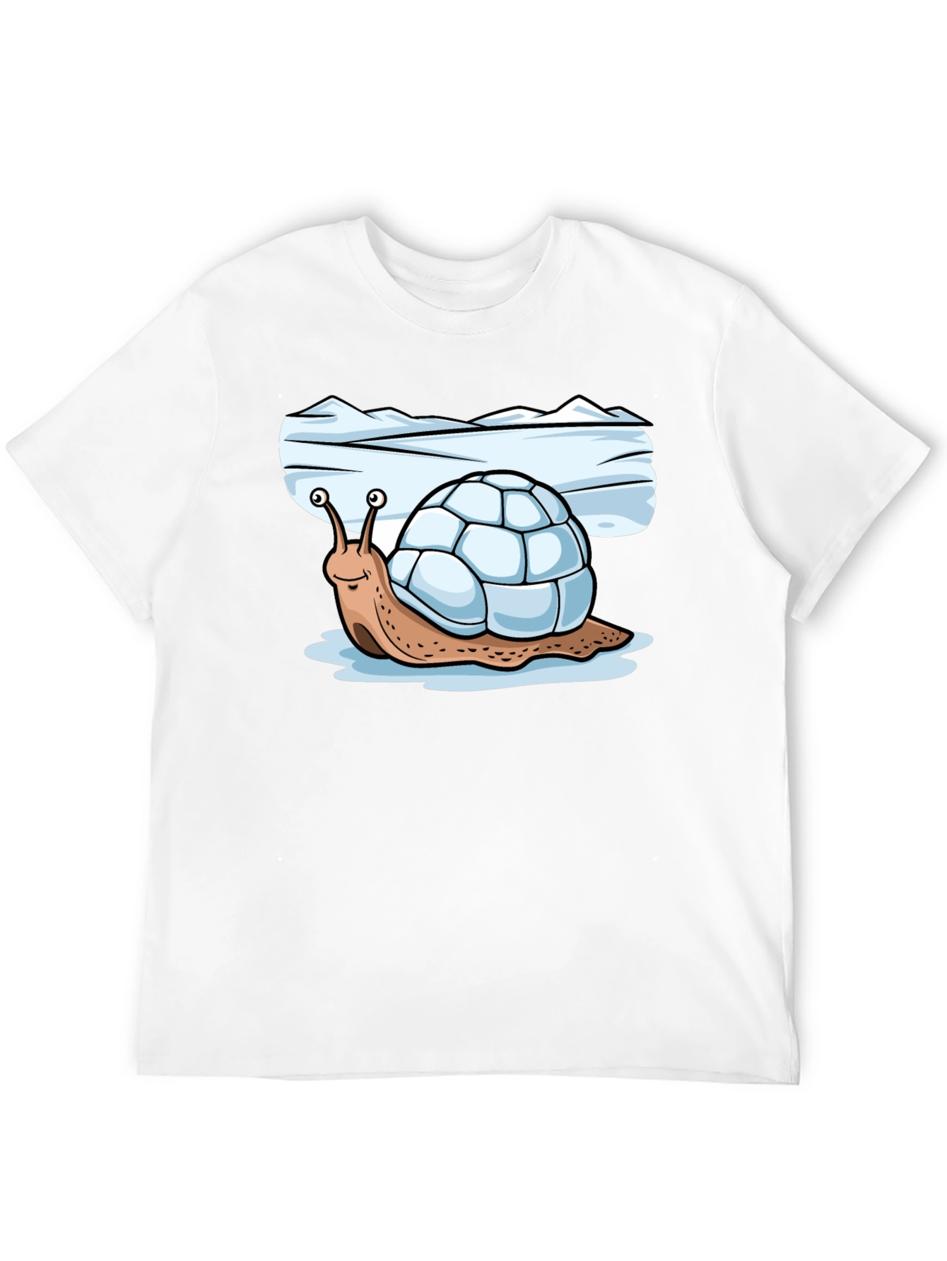 Black Igloo Snail Black T-Shirt view 12