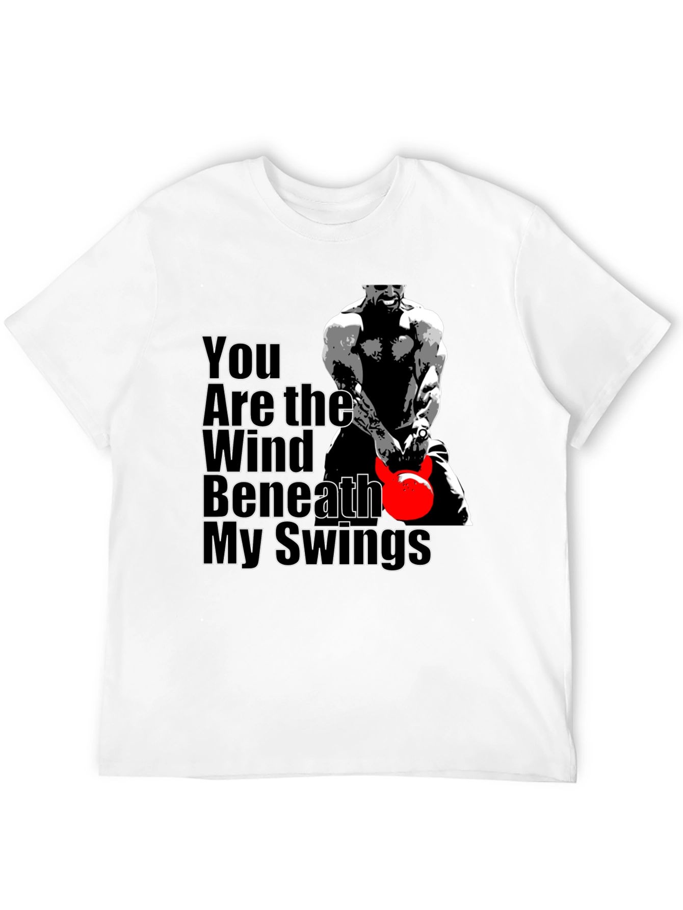 Black You Are the Wind Beneath My Swings Graphic T-Shirt view 12