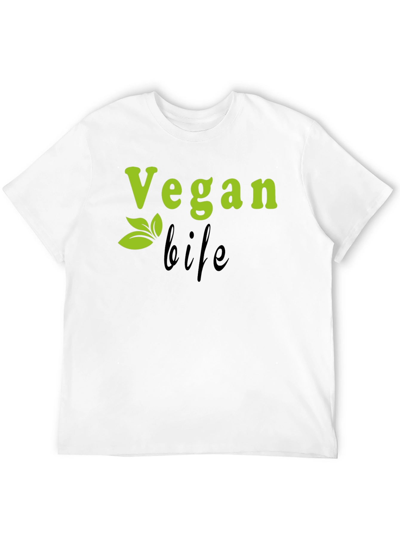 Black Vegan Life Black T-Shirt view 12