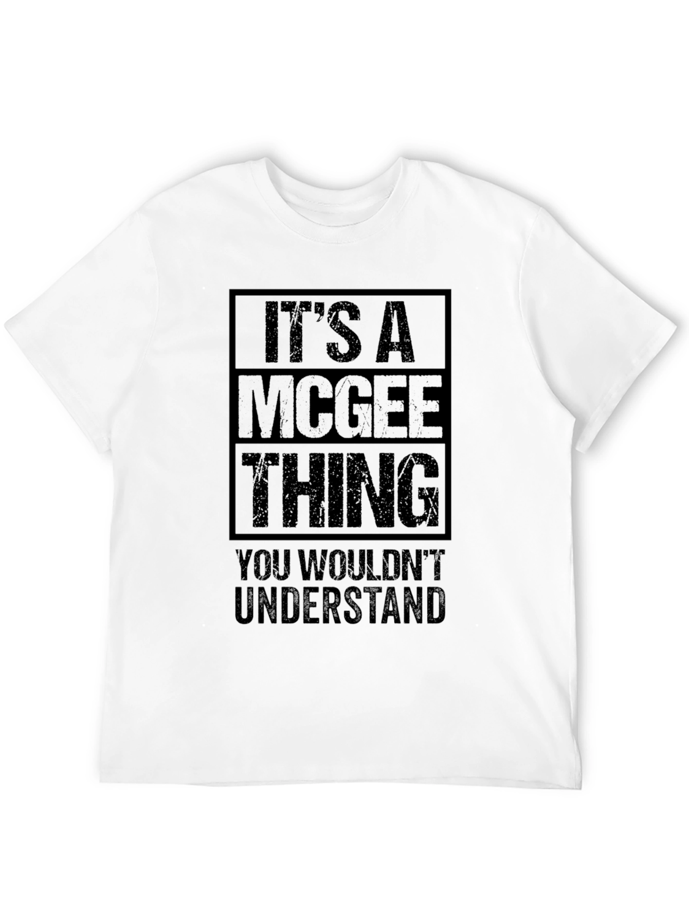 Black It's A Mcgee Thing T-Shirt view 12