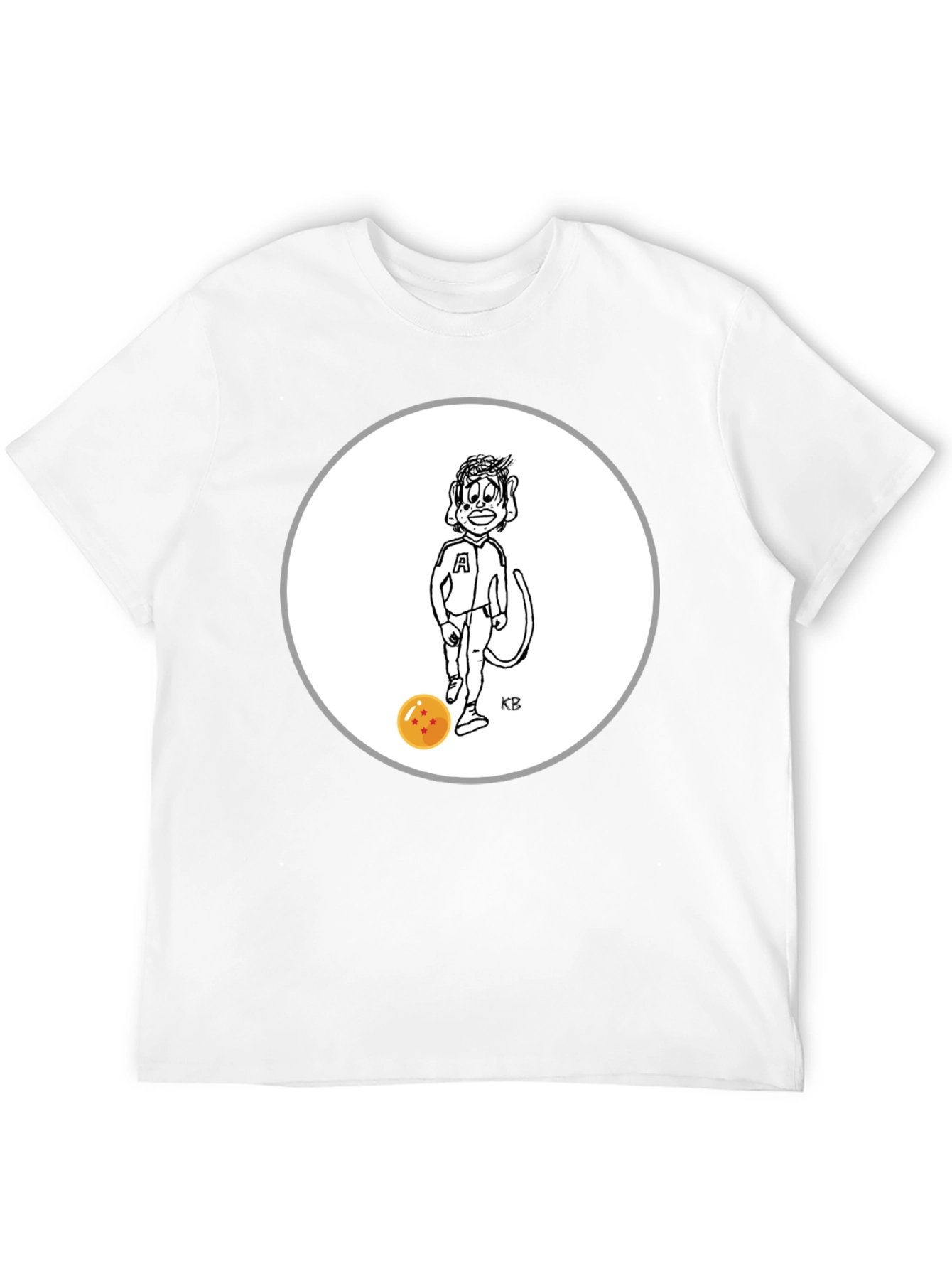 Black Cartoon Character Tee view 12