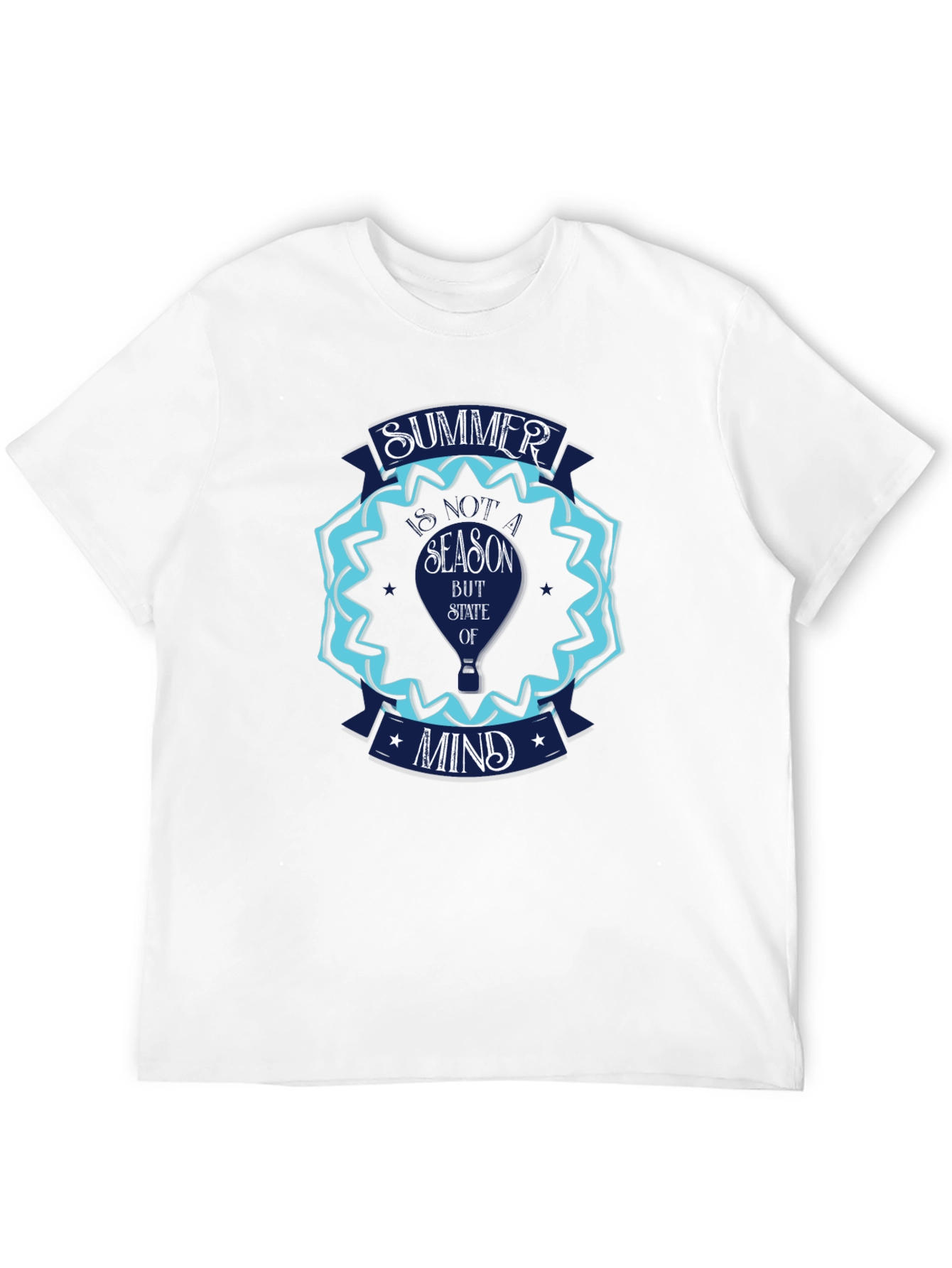 Black Summer Season State of Mind Graphic Tee view 12